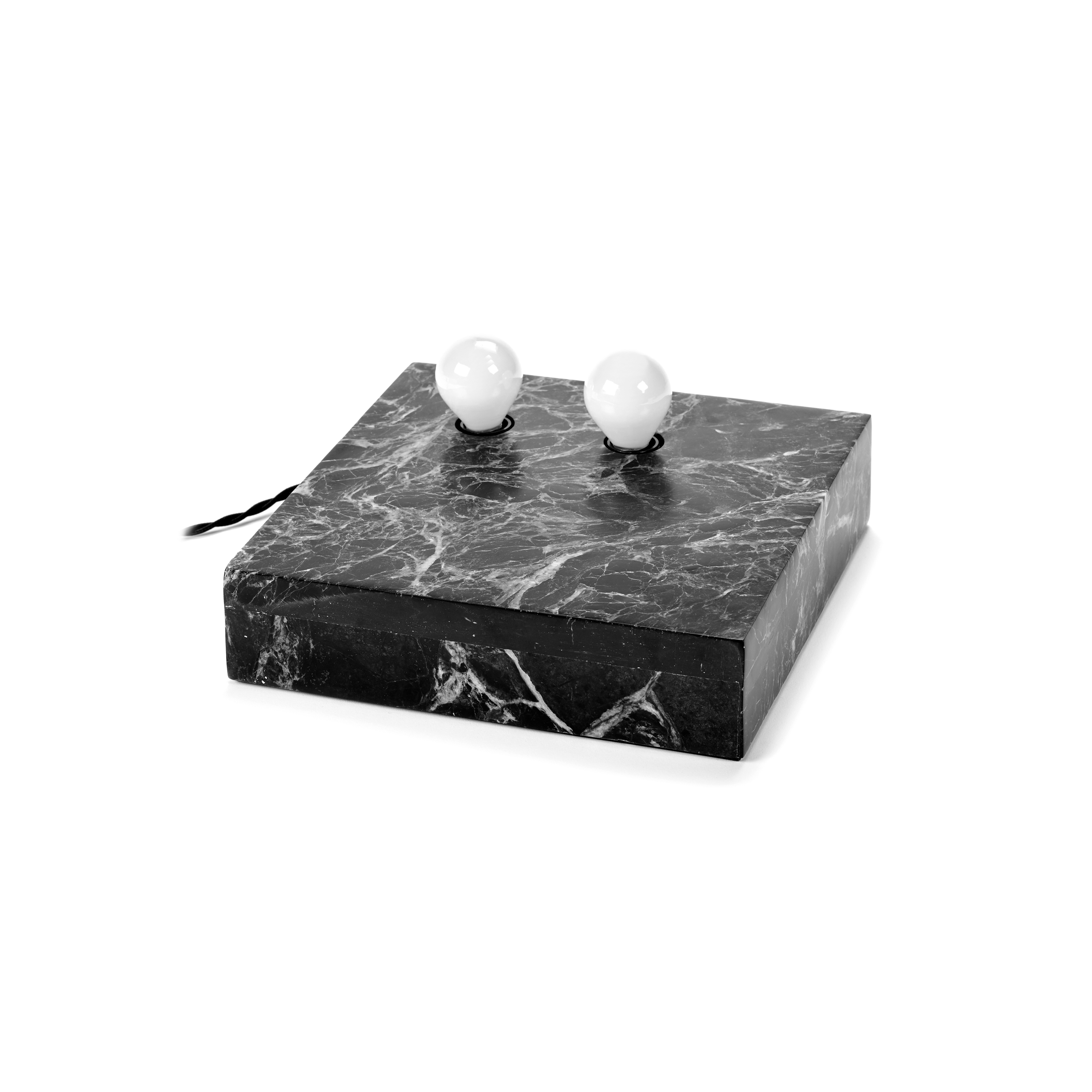Essentials Table Lamp Bulb Black