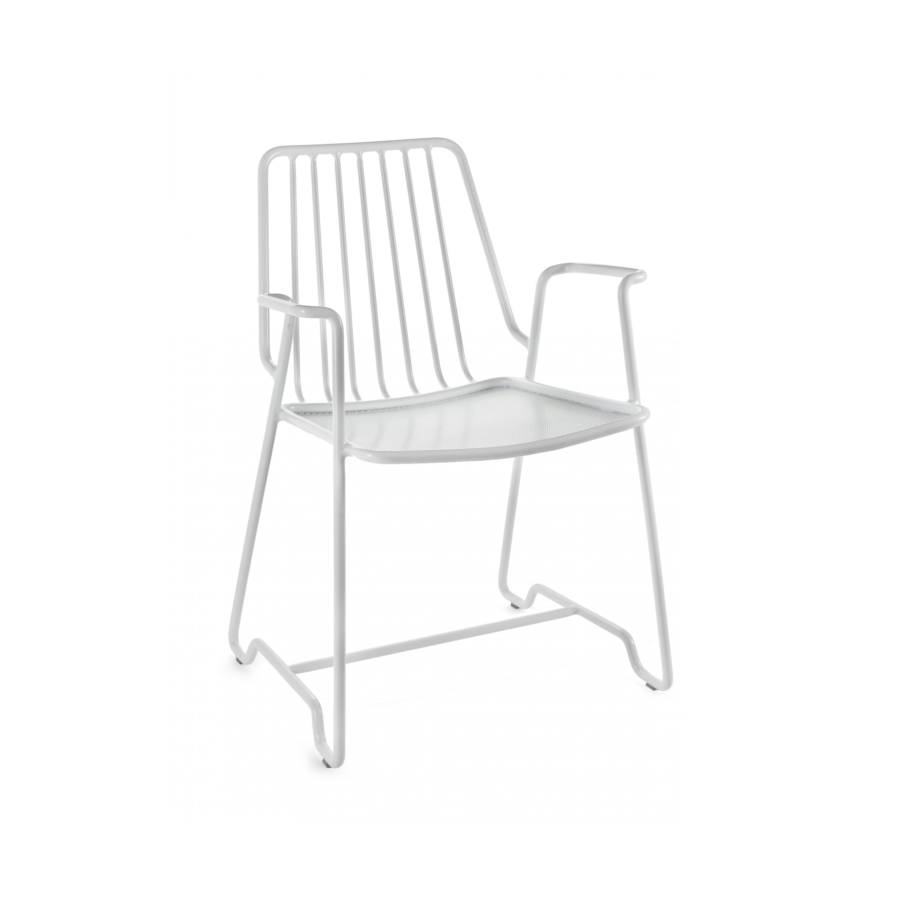 Afficher le produit Fish & Fish Chaise Alu Avec Accoudoirs du fabricant Serax