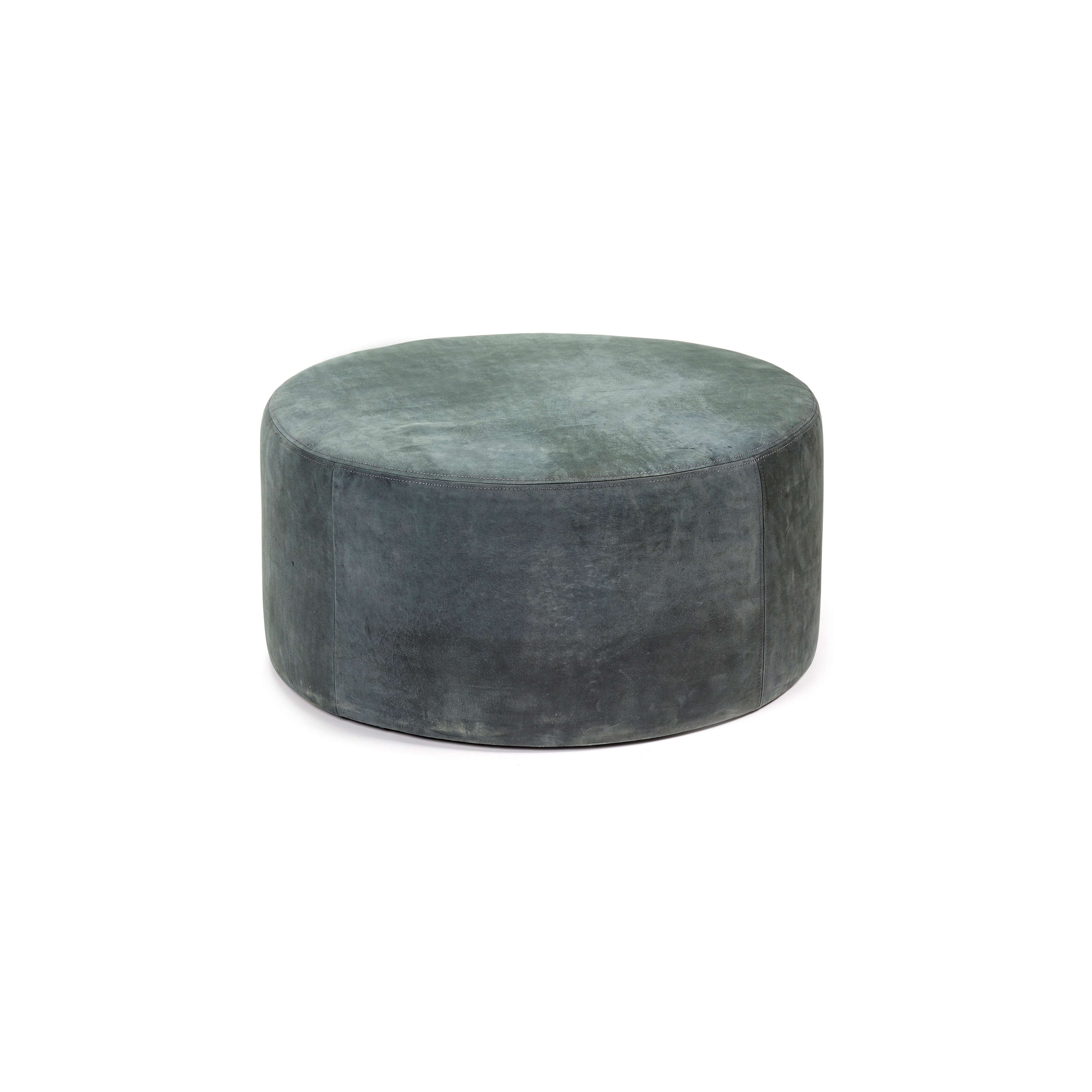 Afficher le produit Interior Design by Bea Mombaers Pouf Cuir Gris Foncé Petit du fabricant Serax