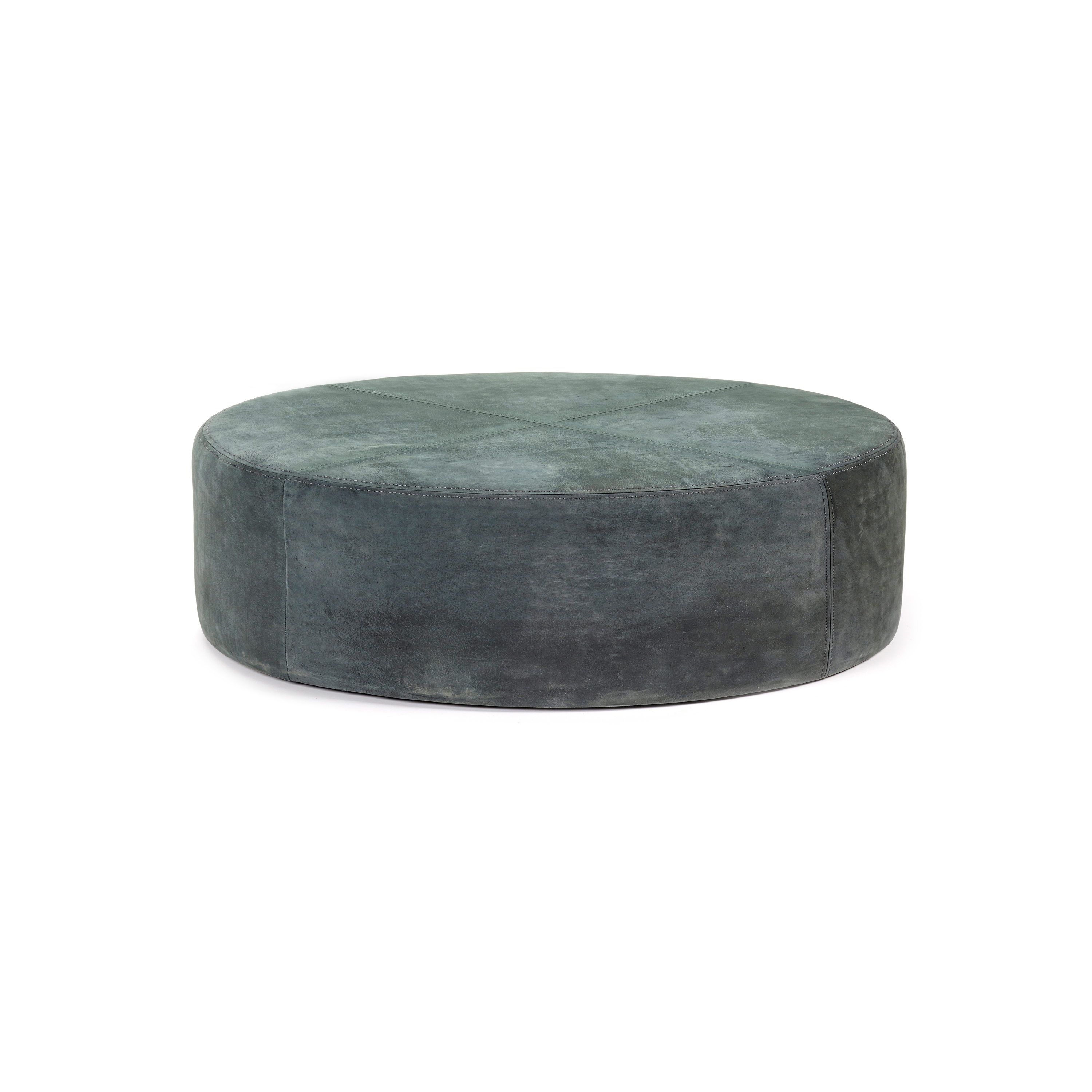 Afficher le produit Interior Design by Bea Mombaers Big Leather Pouf Dark Grey du fabricant Serax