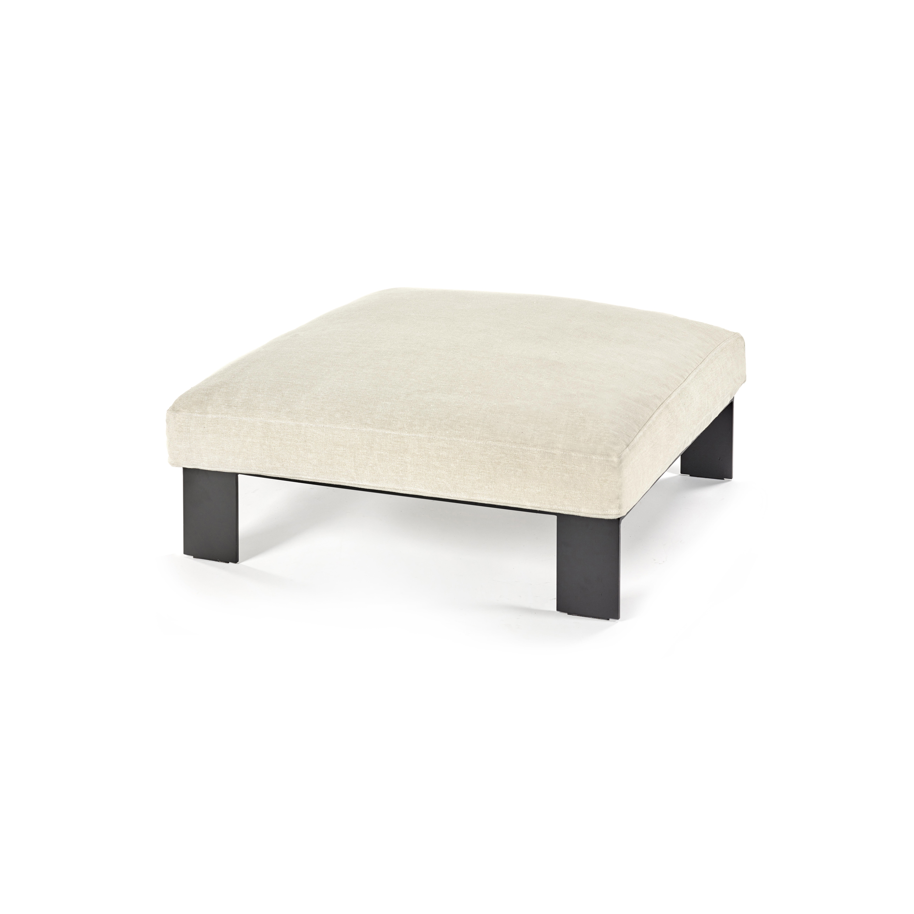 Interior Design by Bea Mombaers Ottoman Ivory