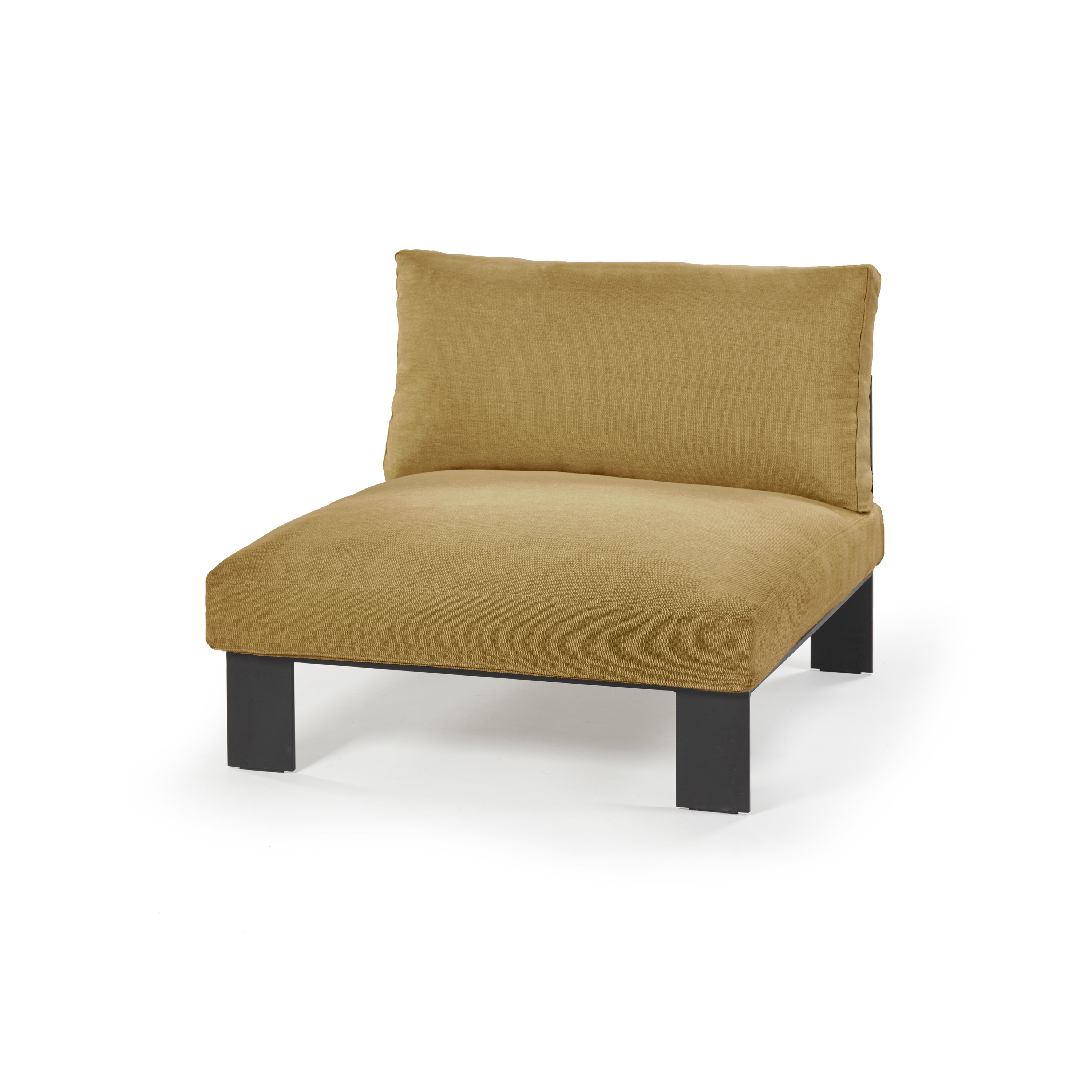 Interior Design by Bea Mombaers Bench One Seater Mustard