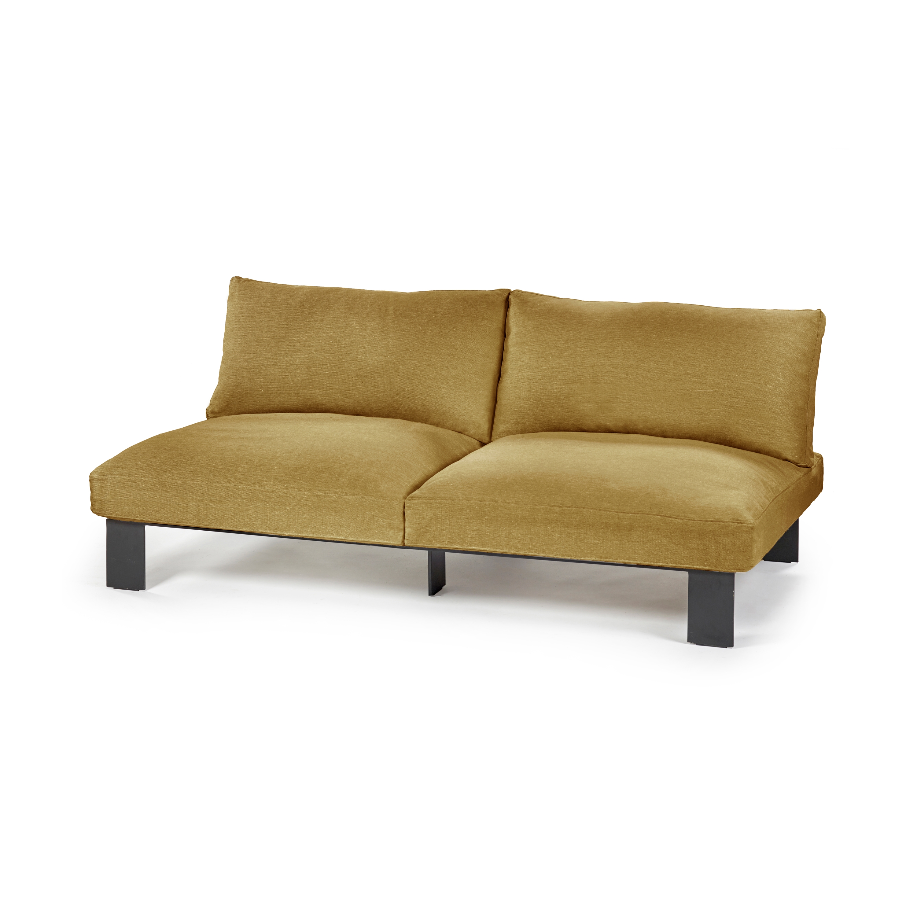 Interior Design by Bea Mombaers Bench Two Seater Mustard