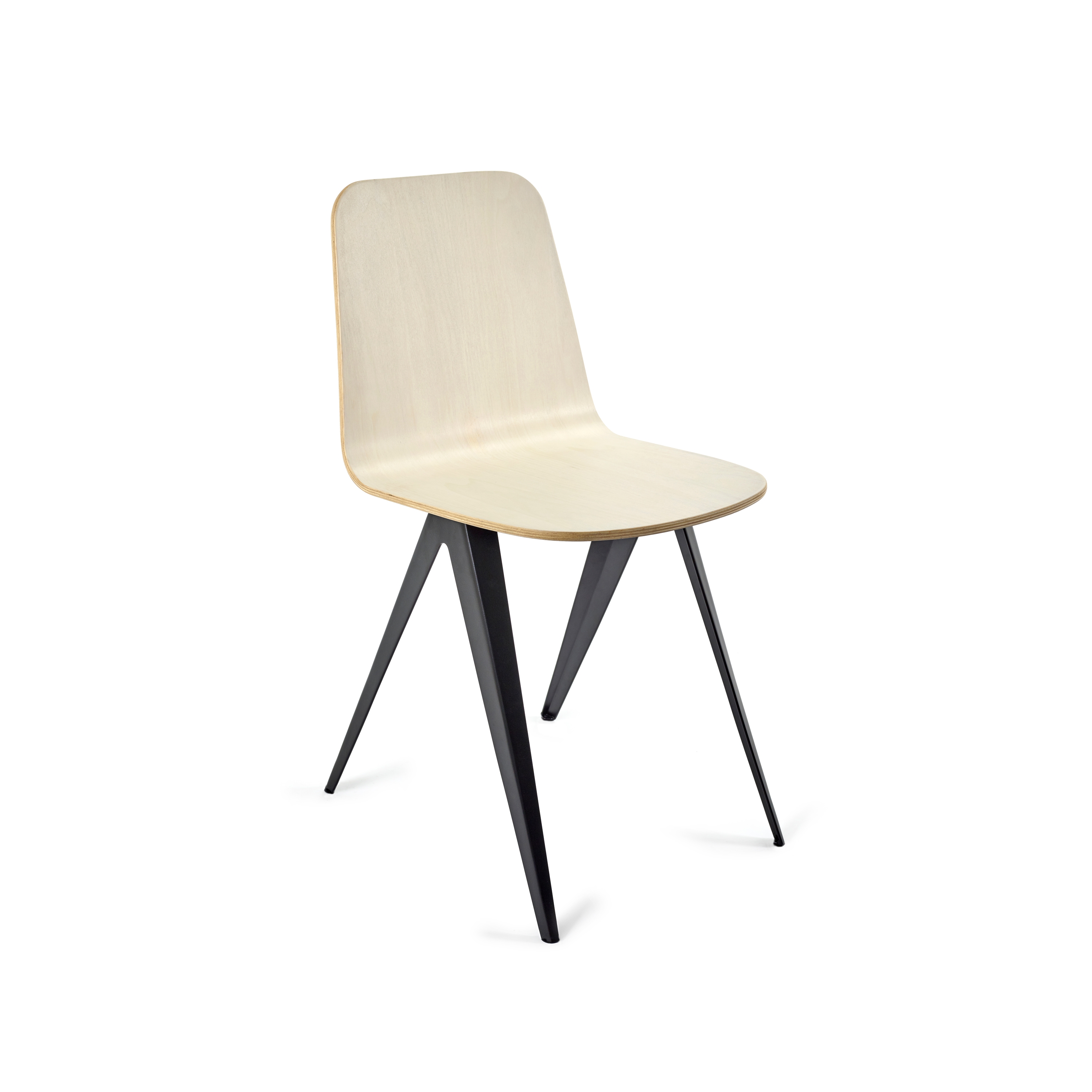 Sanba Chair Black | Cream White
