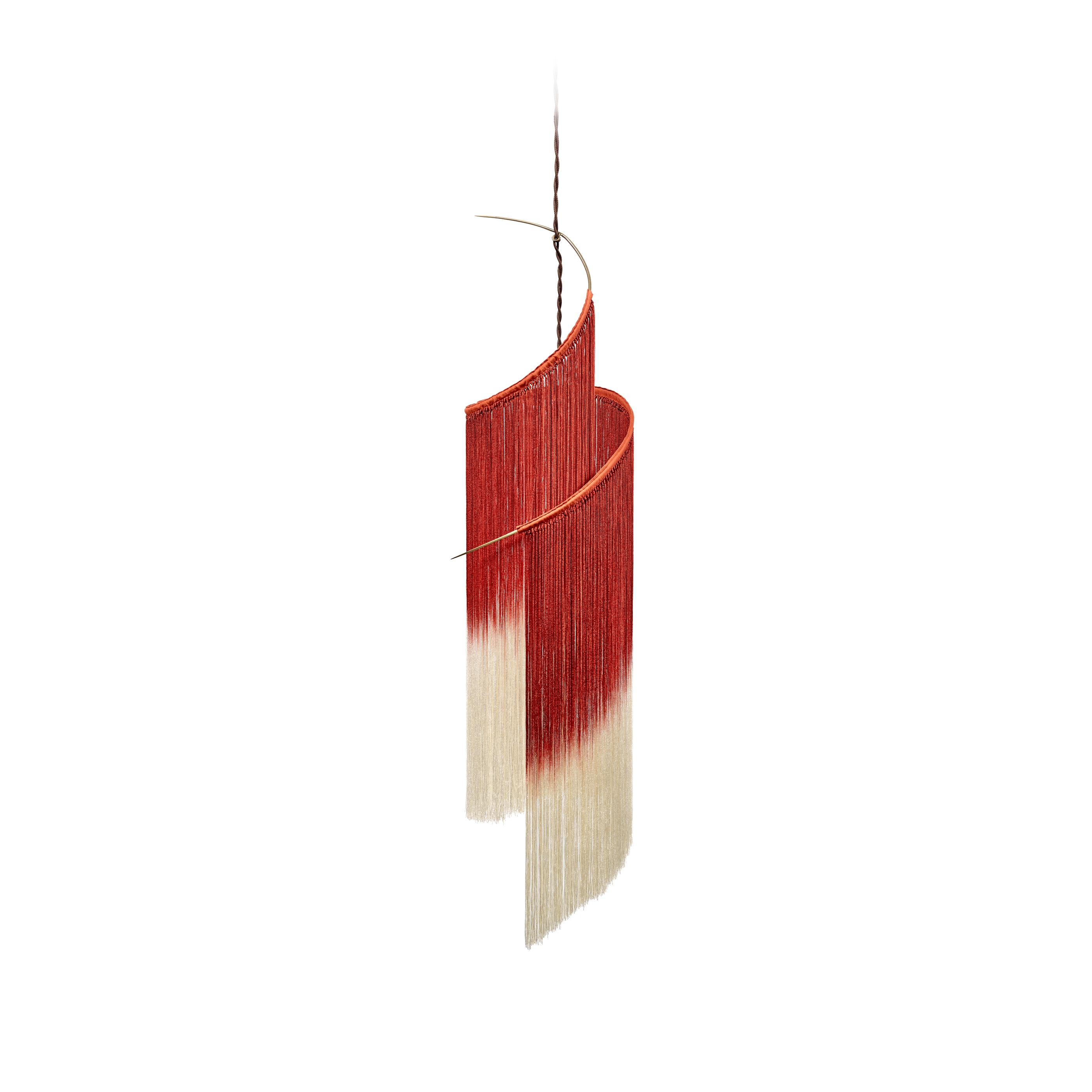Mostrar el producto Ann Demeulemeester Rey 1 Pendant Lamp Scarlet | Cream del fabricante Serax