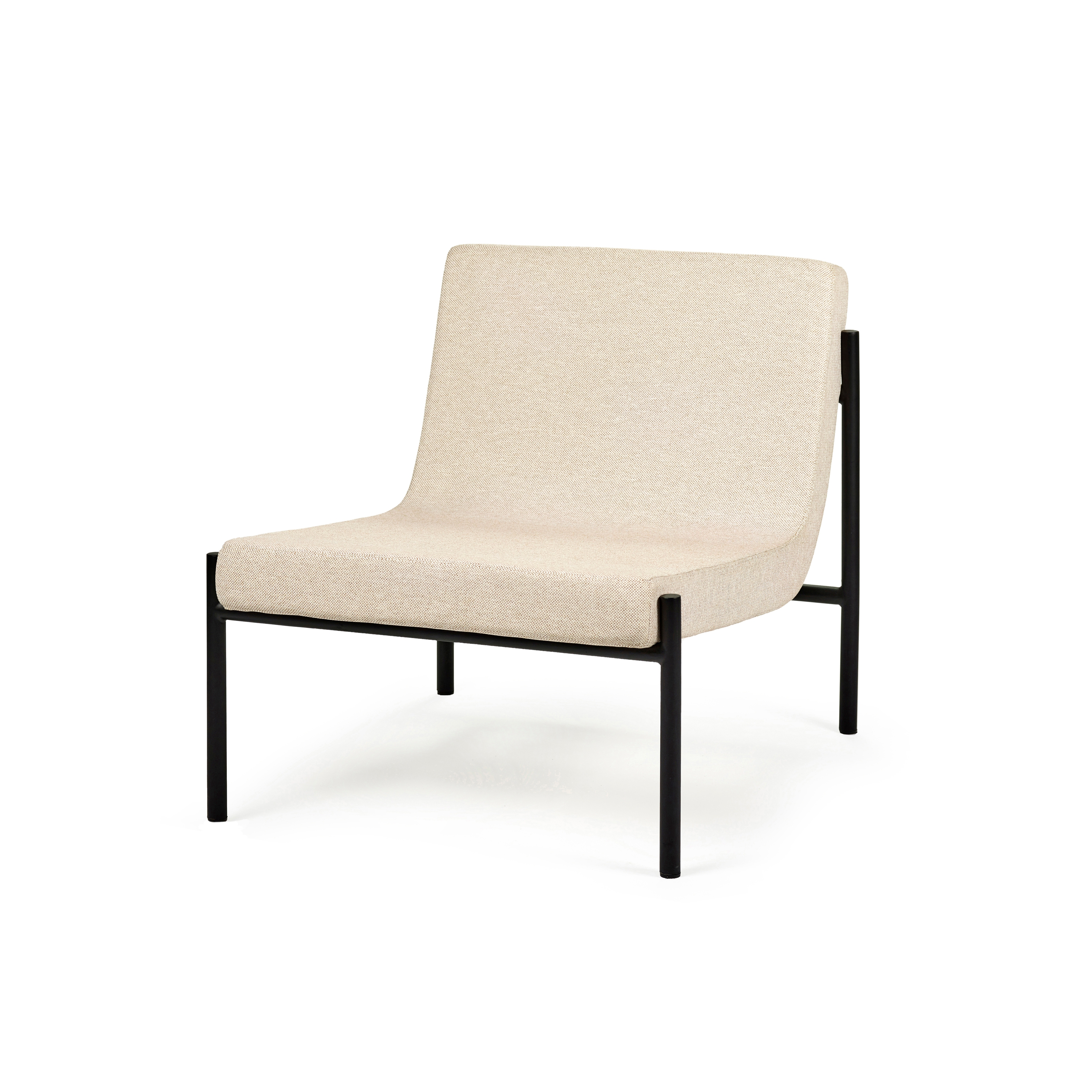Curve Canape 1 Place Cream White