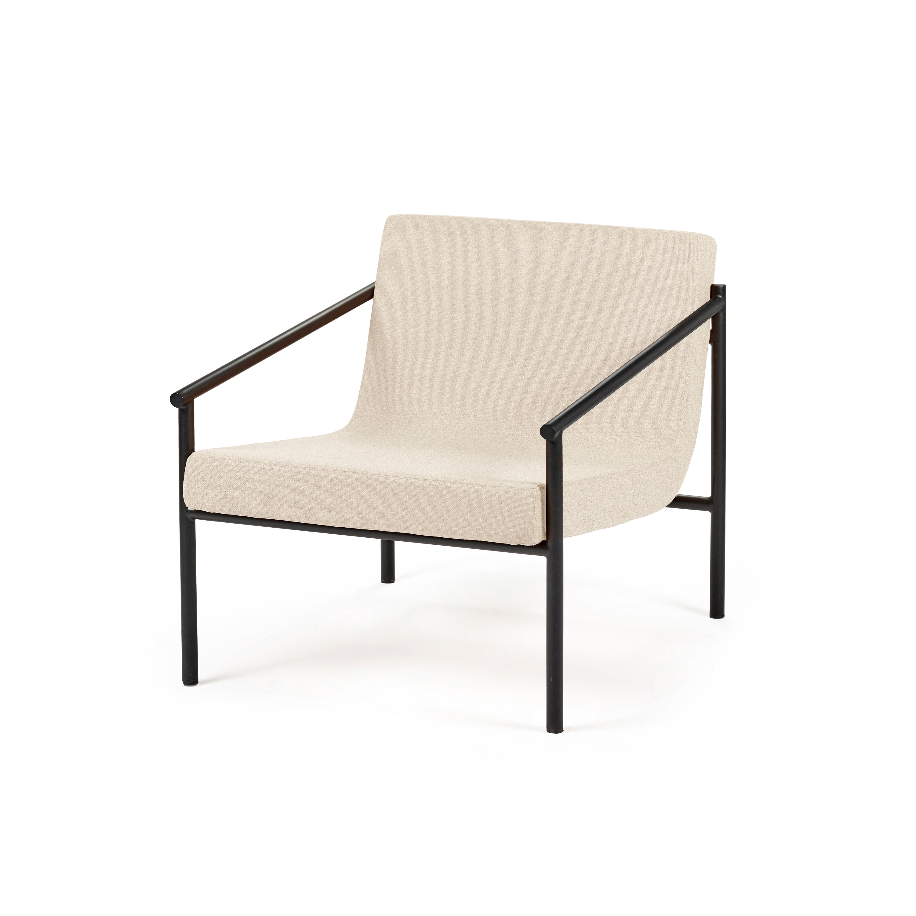 Afficher le produit Curve Canape 1 Place A Accoudoirs Cream White du fabricant Serax