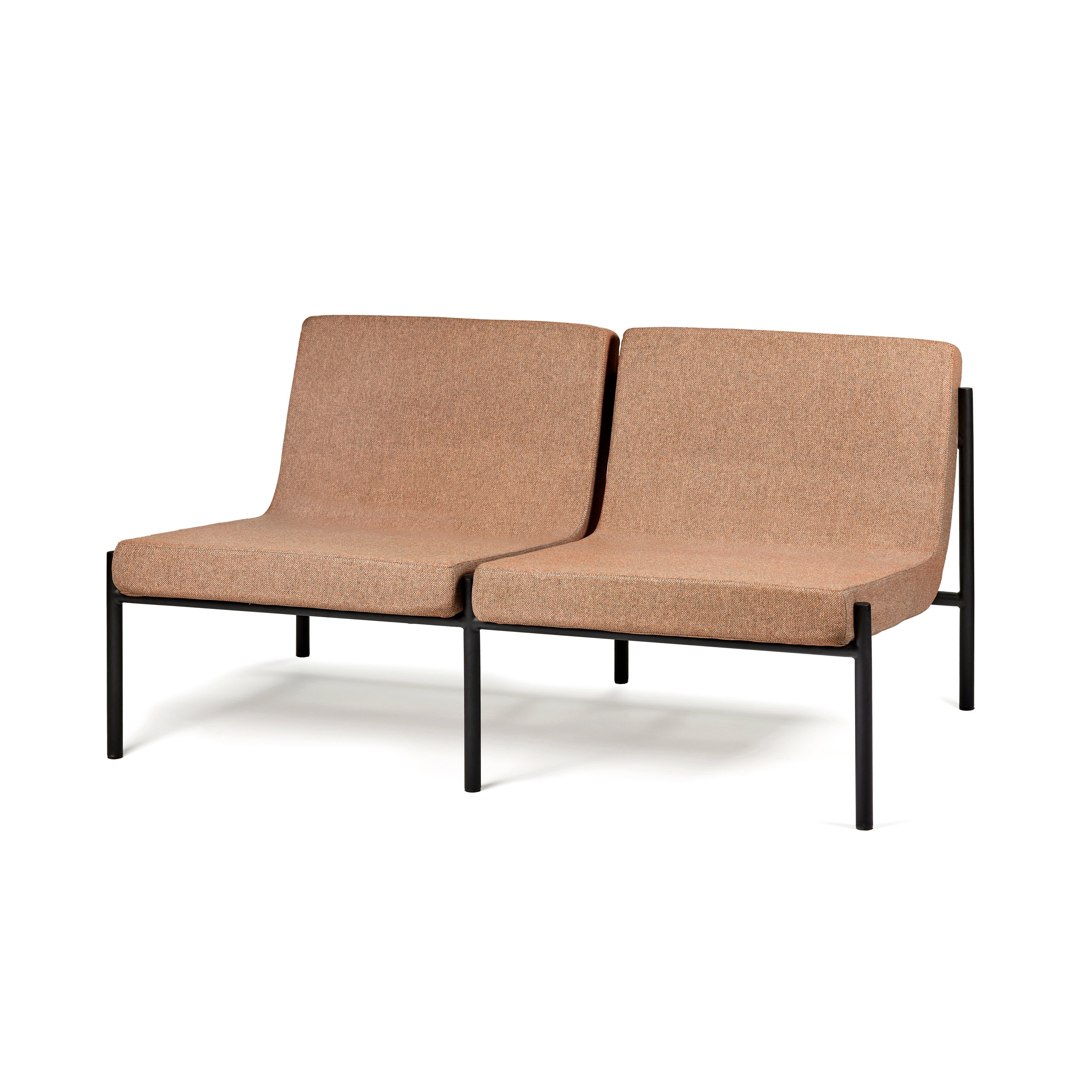 Vertoon produk Curve 2 Seat Sofa Desert Tan van vervaardiger Serax