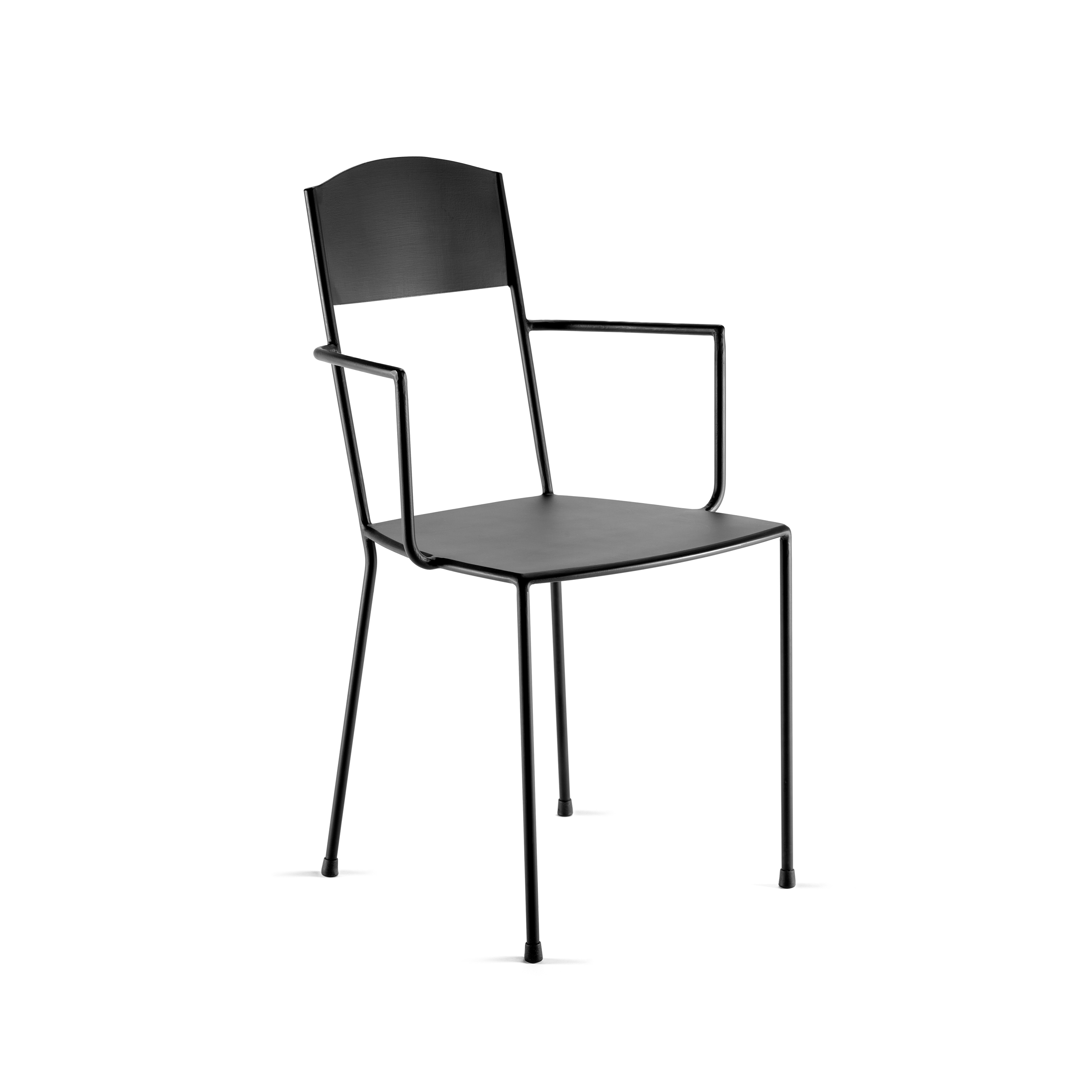Mostra il prodotto Metal Chair Incl. Armrest Matt Black Adriana del produttore Serax