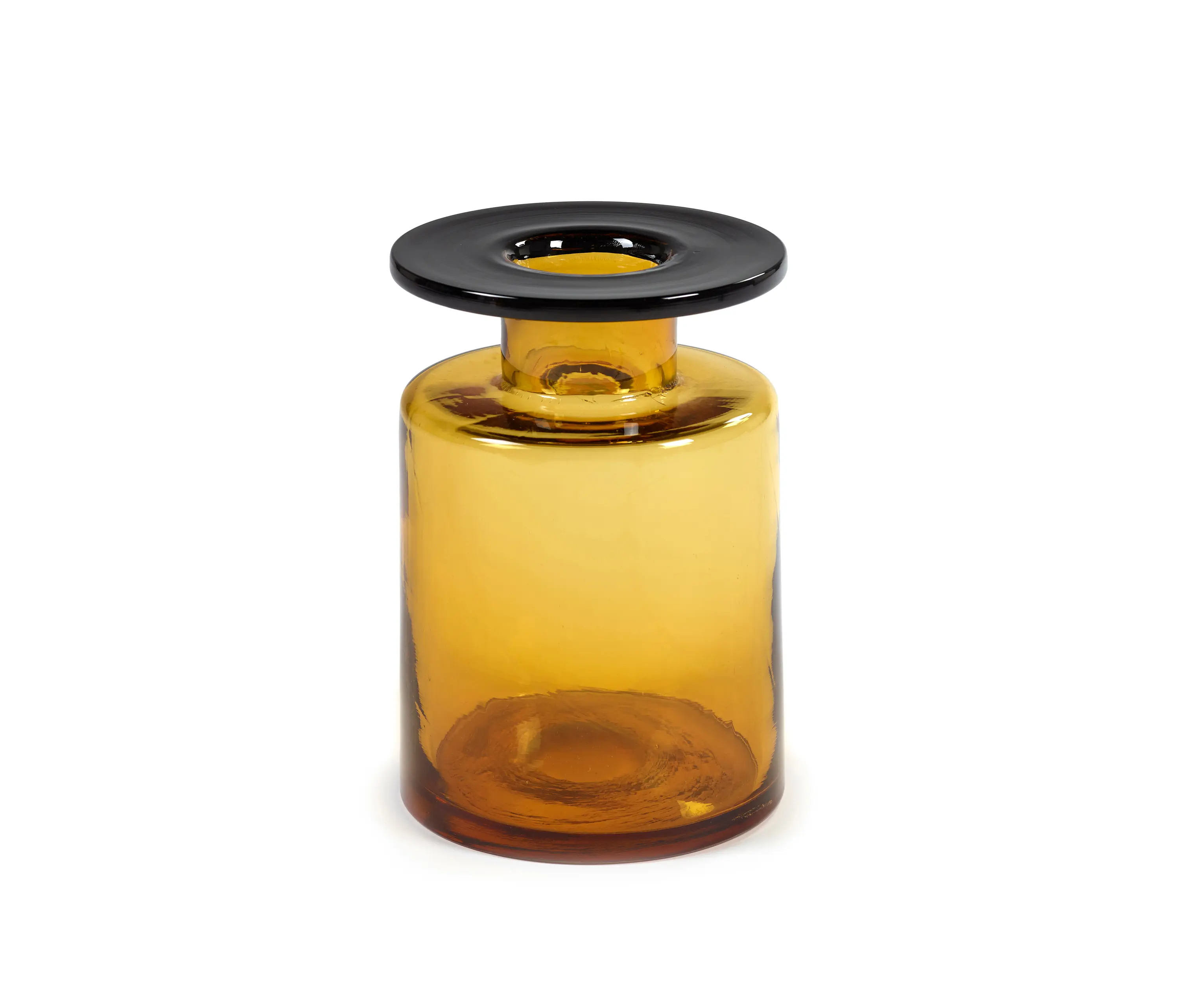 Serax - Wind & Fire Vase Amber / Black