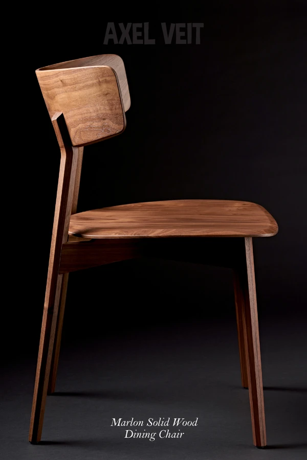 Vorschaubild für die Datei Marlon Solid Wood Dining Chair