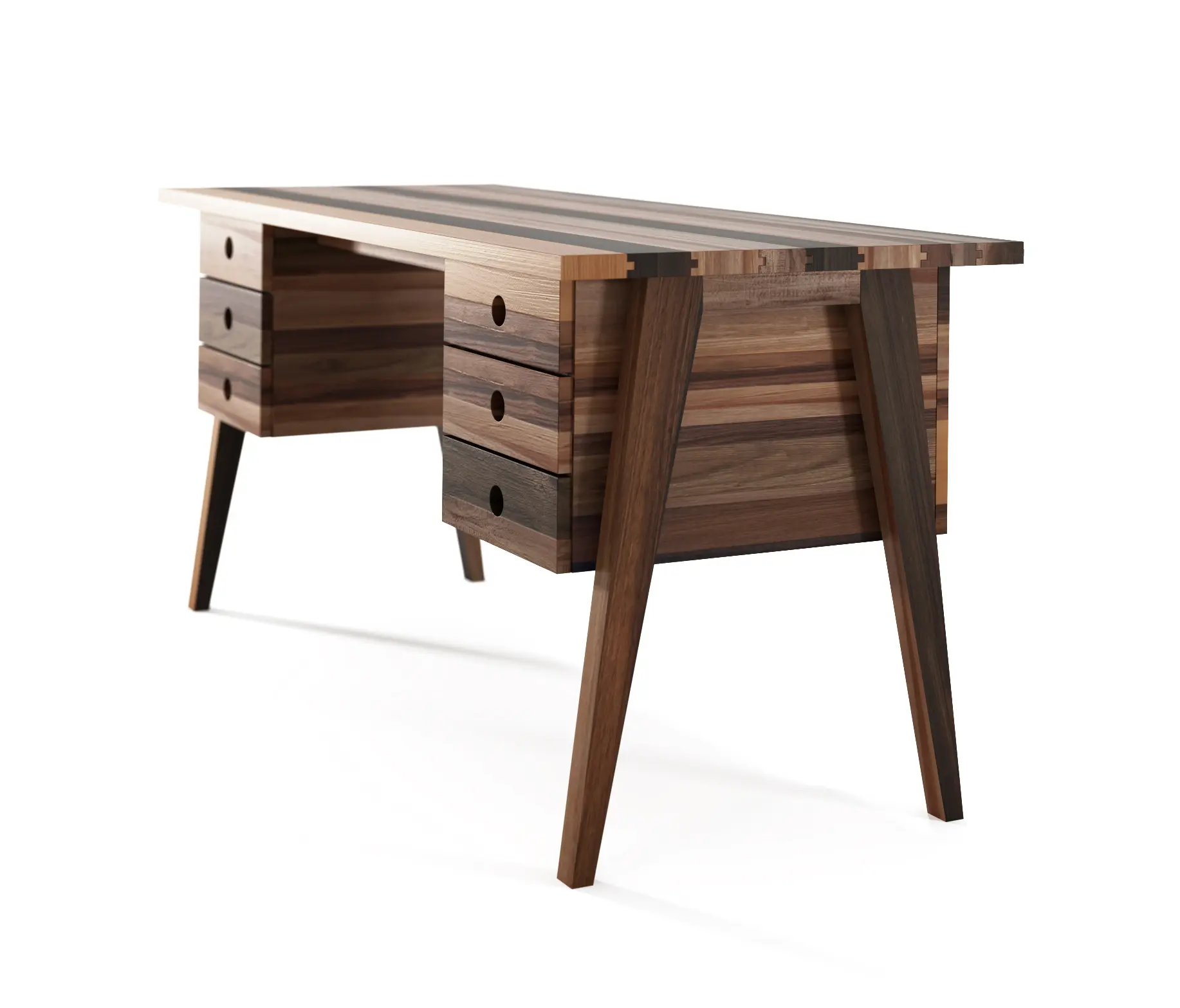 Karpenter - Brooklyn DESK TABLE 6 DRAWERS