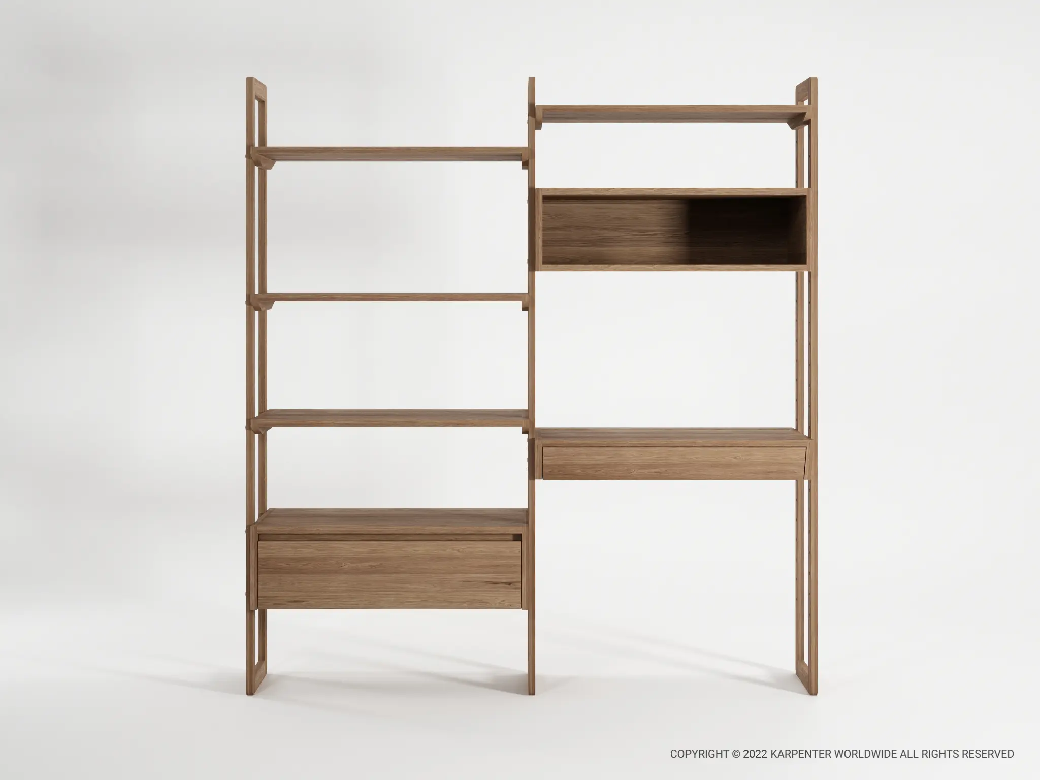 Karpenter - KWSU WALLSHELF UNIT - DOUBLE