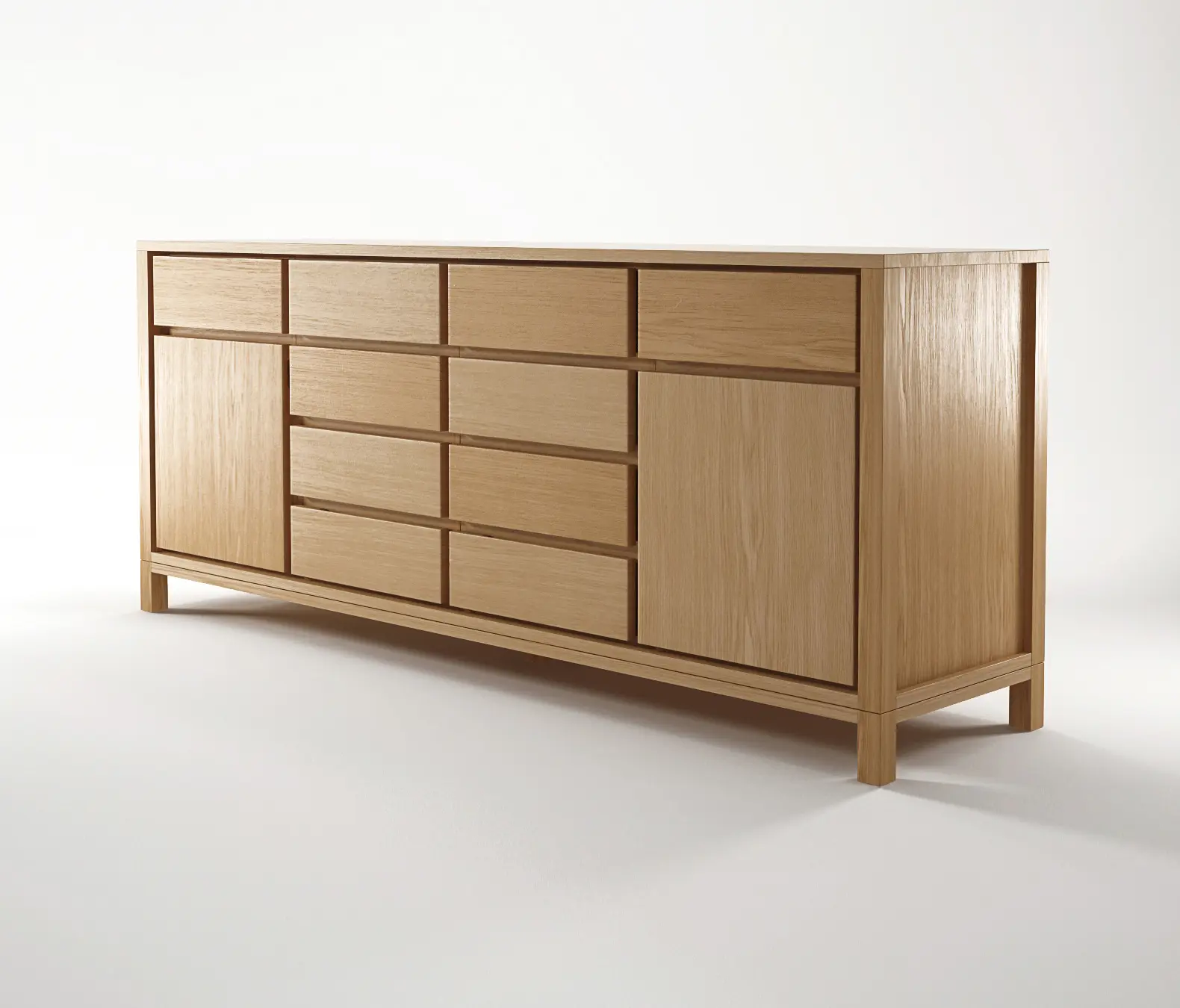 Karpenter - Solid SIDEBOARD 2 DOORS 10 DRAWERS