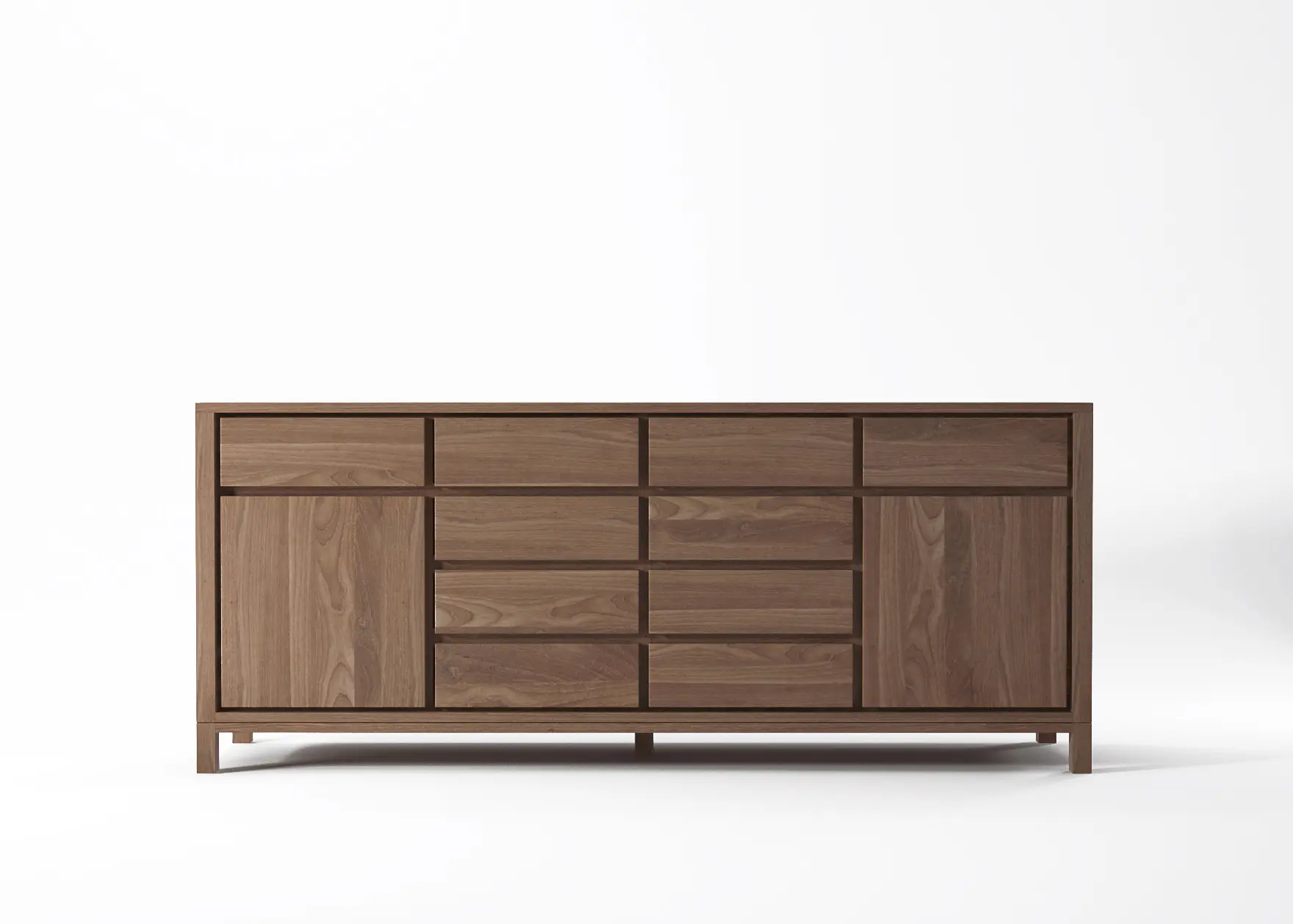 Karpenter - Solid SIDEBOARD 2 DOORS 10 DRAWERS