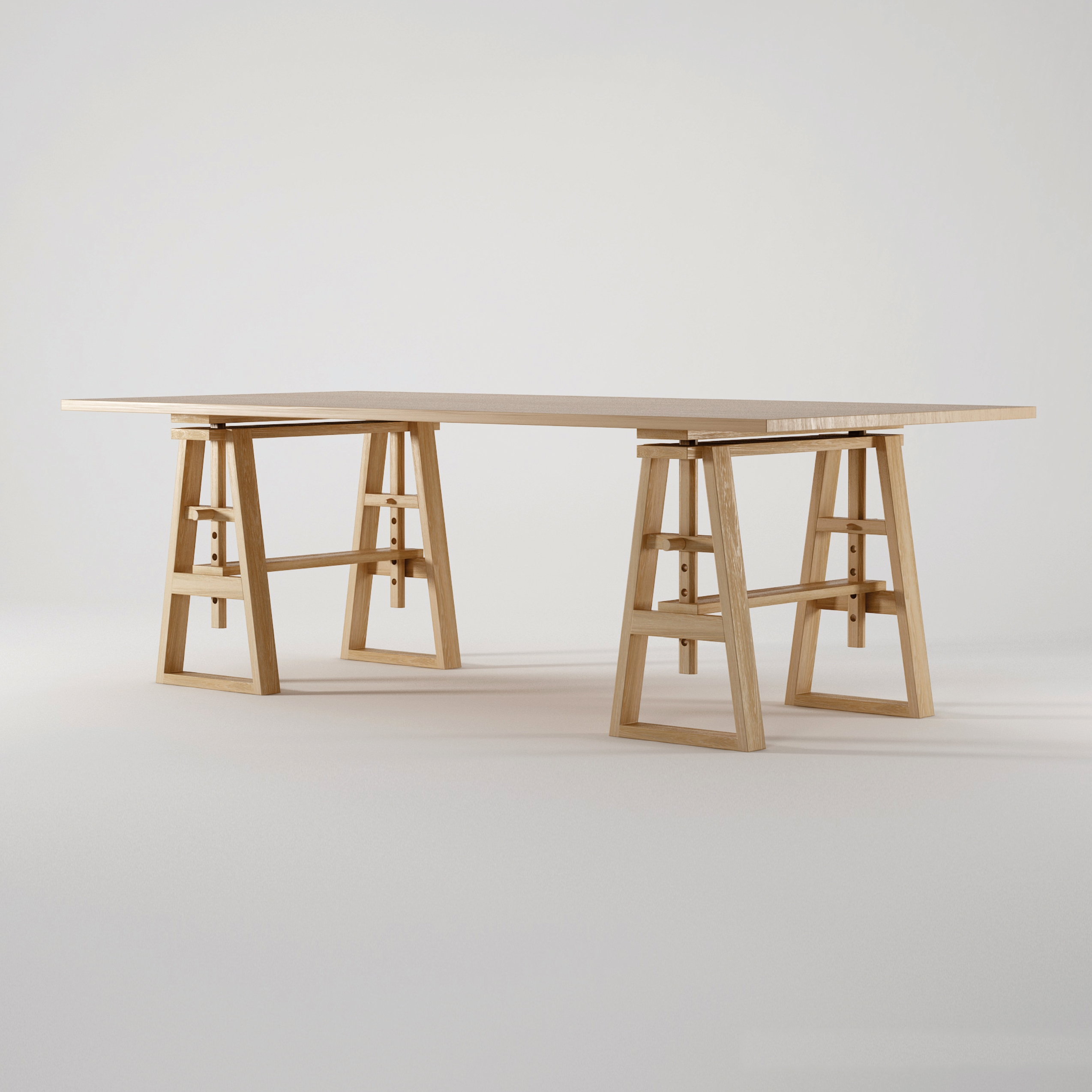 Vertoon produk Trestle DINING TABLE van vervaardiger Karpenter