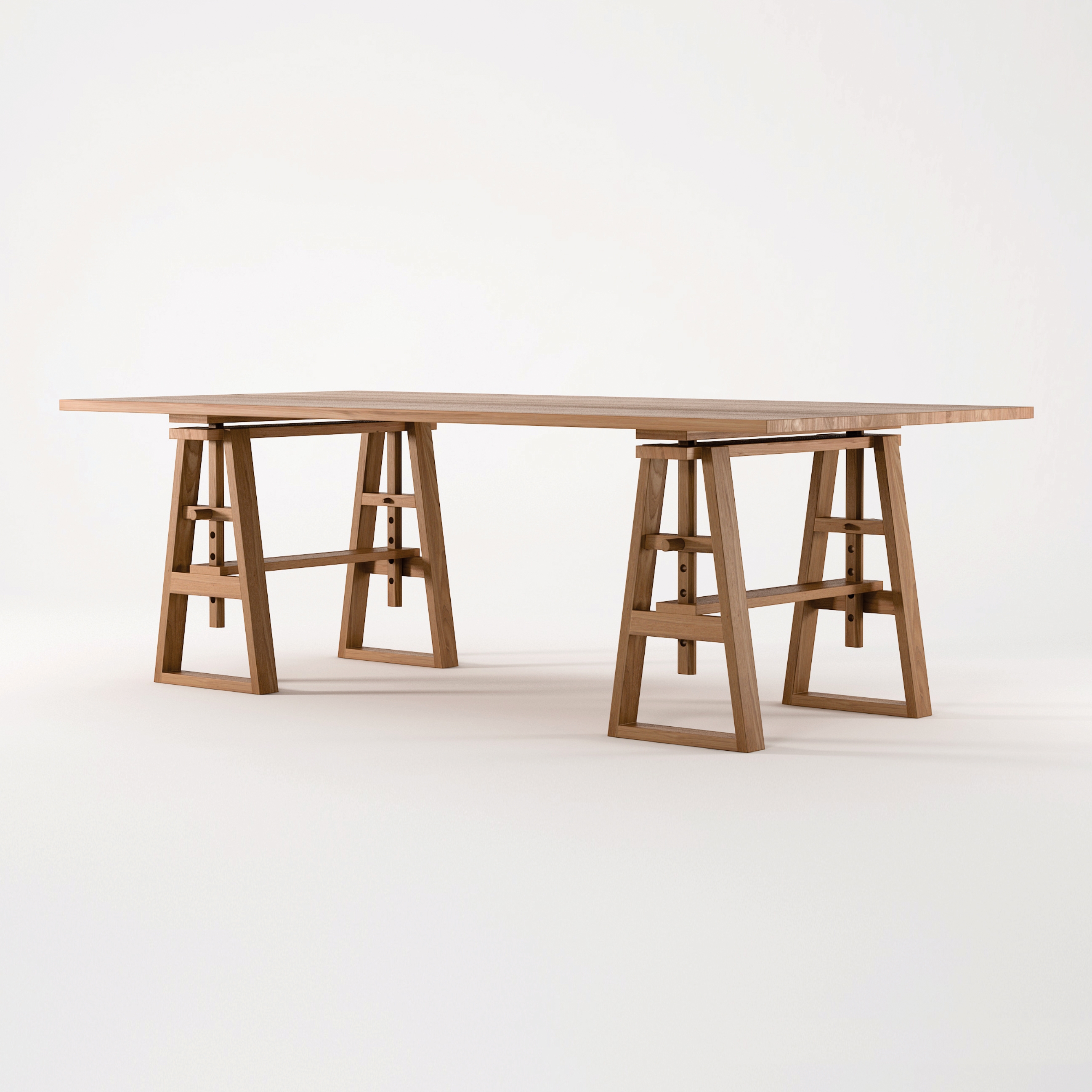 Vertoon produk Trestle DINING TABLE van vervaardiger Karpenter