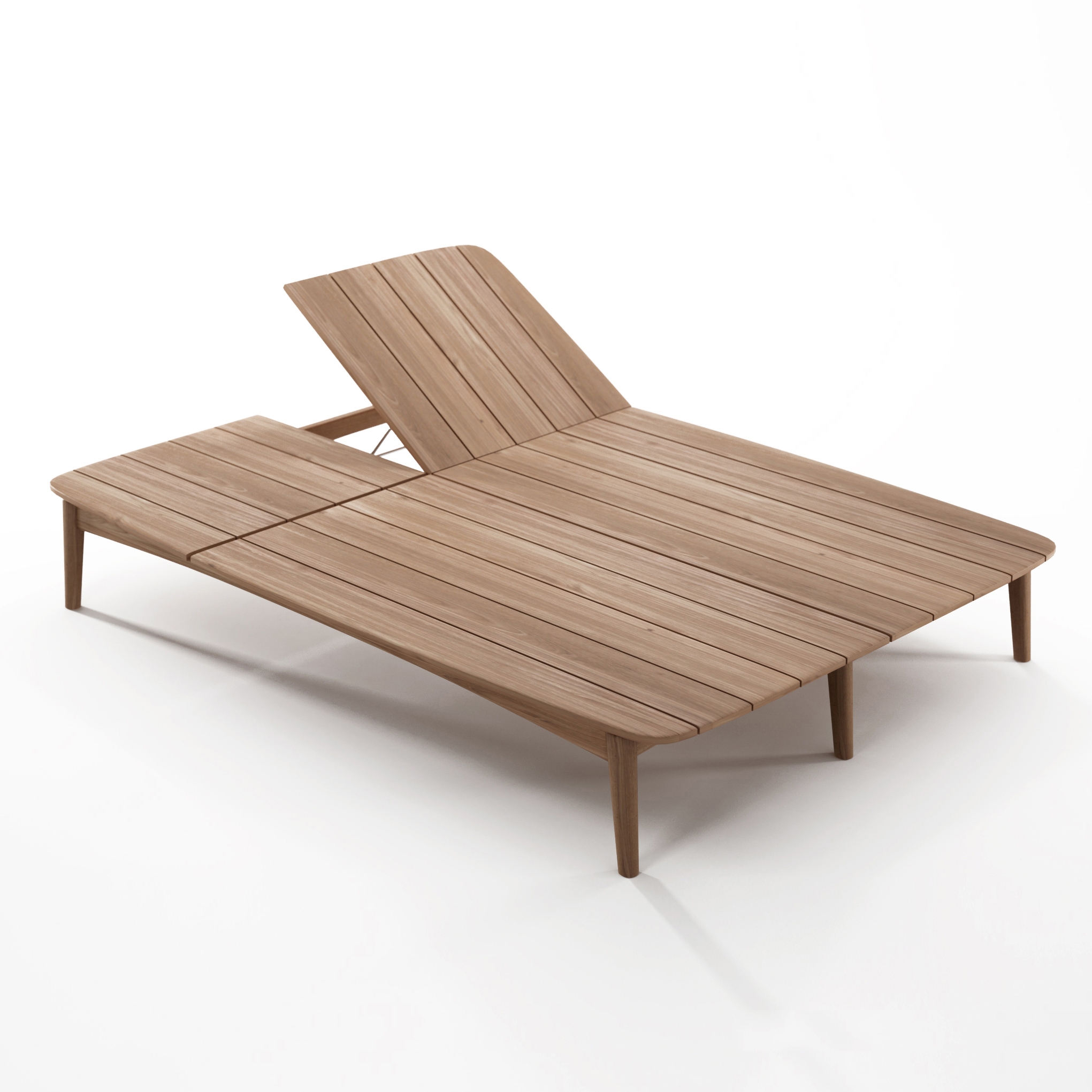 Vertoon produk Grasshopper DOUBLE SUNBED WITHOUT CUSHION van vervaardiger Karpenter