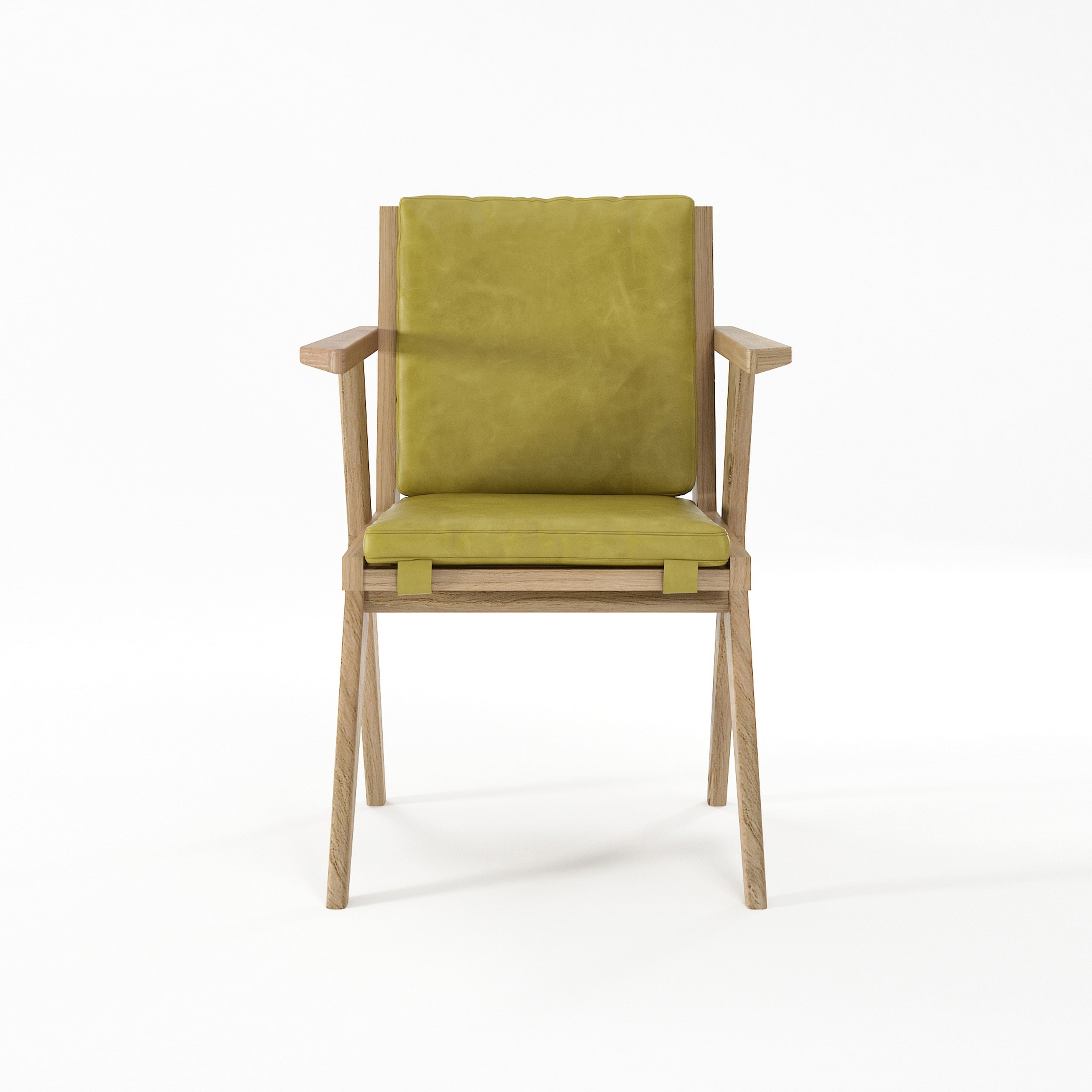 Tribute ARMCHAIR with LEATHER Olive Green