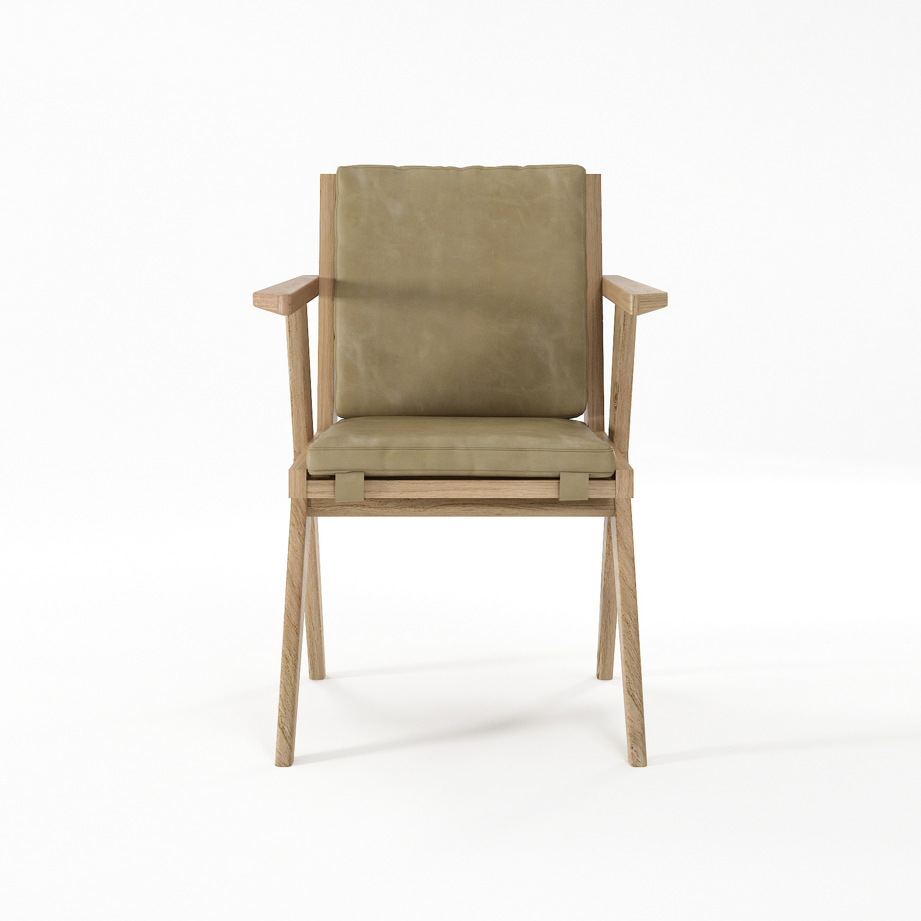 Tribute ARMCHAIR with LEATHER Safari Grey
