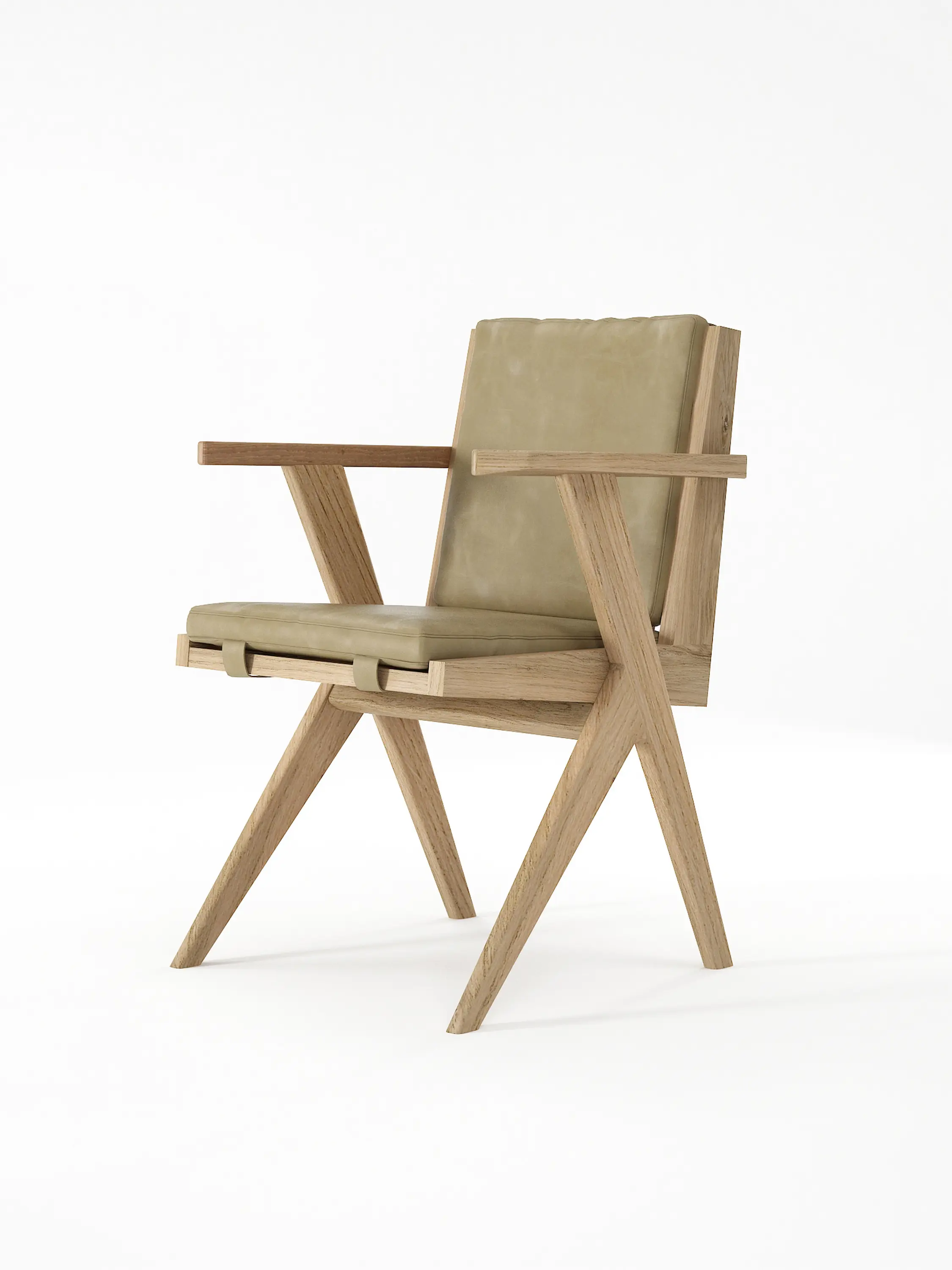 Karpenter - Tribute ARMCHAIR with LEATHER Safari Grey