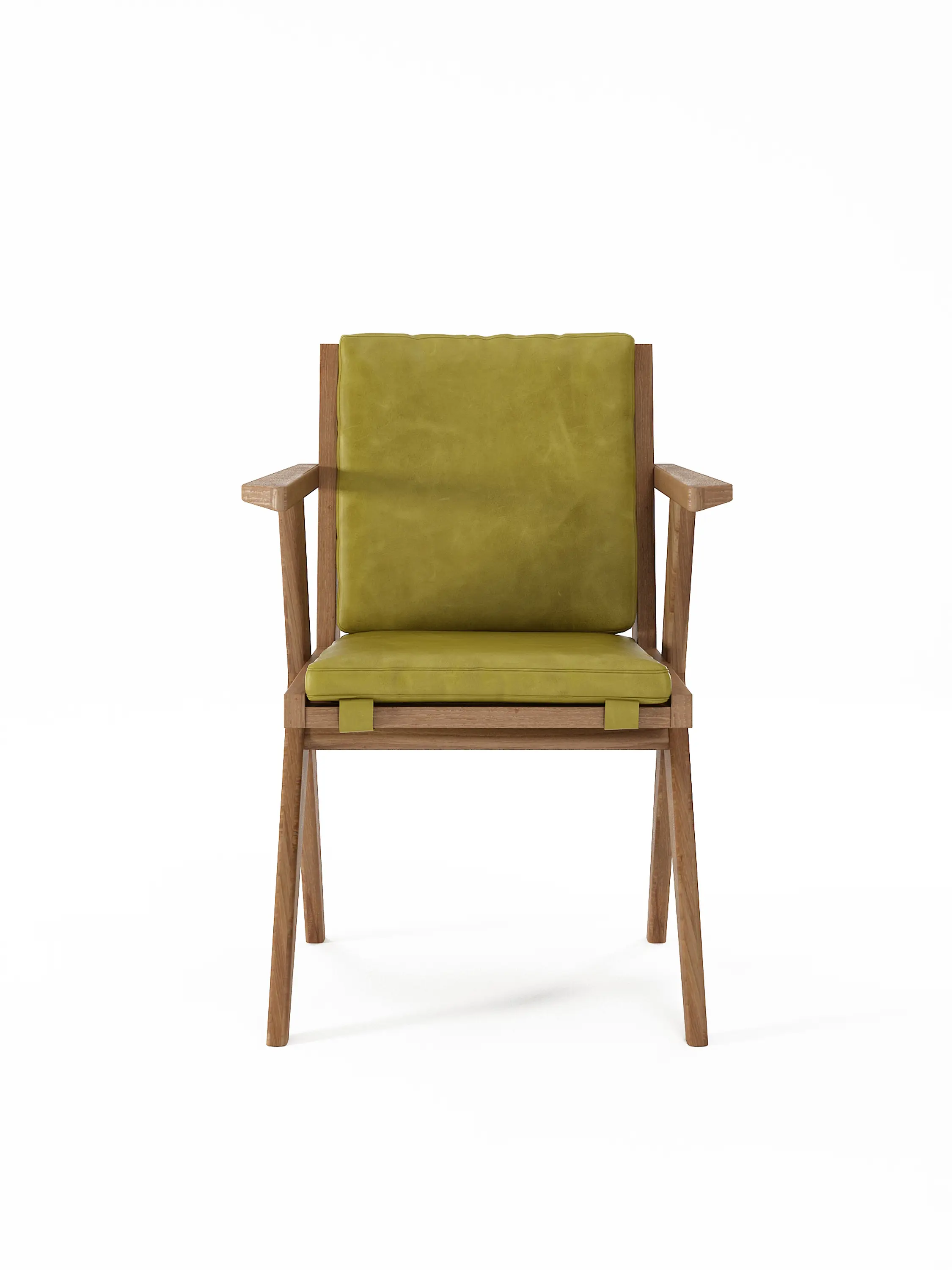 Karpenter - Tribute ARMCHAIR with LEATHER Olive Green
