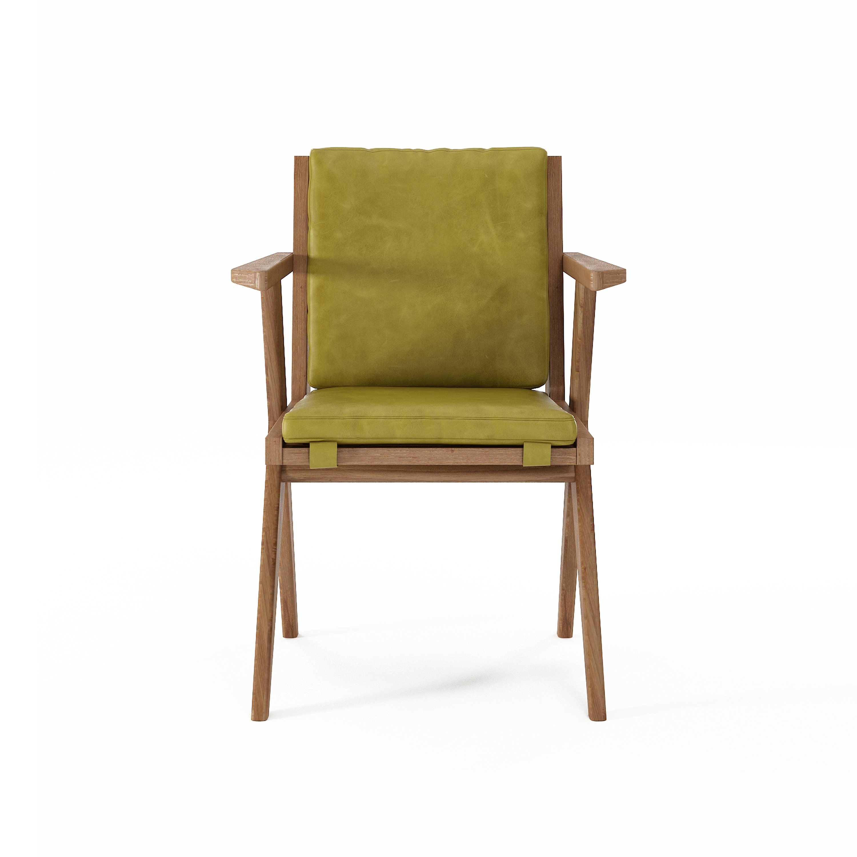 Tribute ARMCHAIR with LEATHER Olive Green