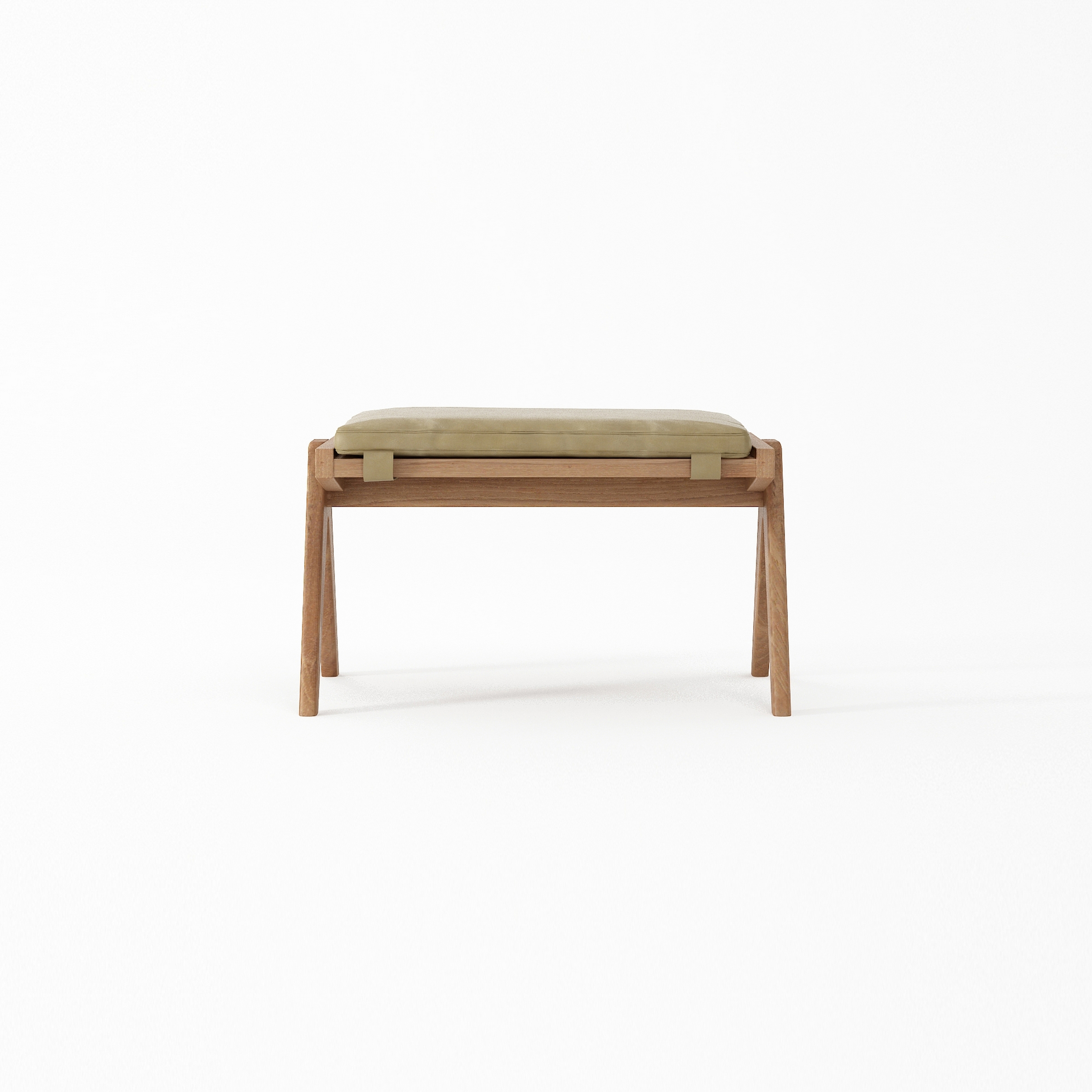 Vertoon produk Tribute OTTOMAN with LEATHER Safari Grey van vervaardiger Karpenter