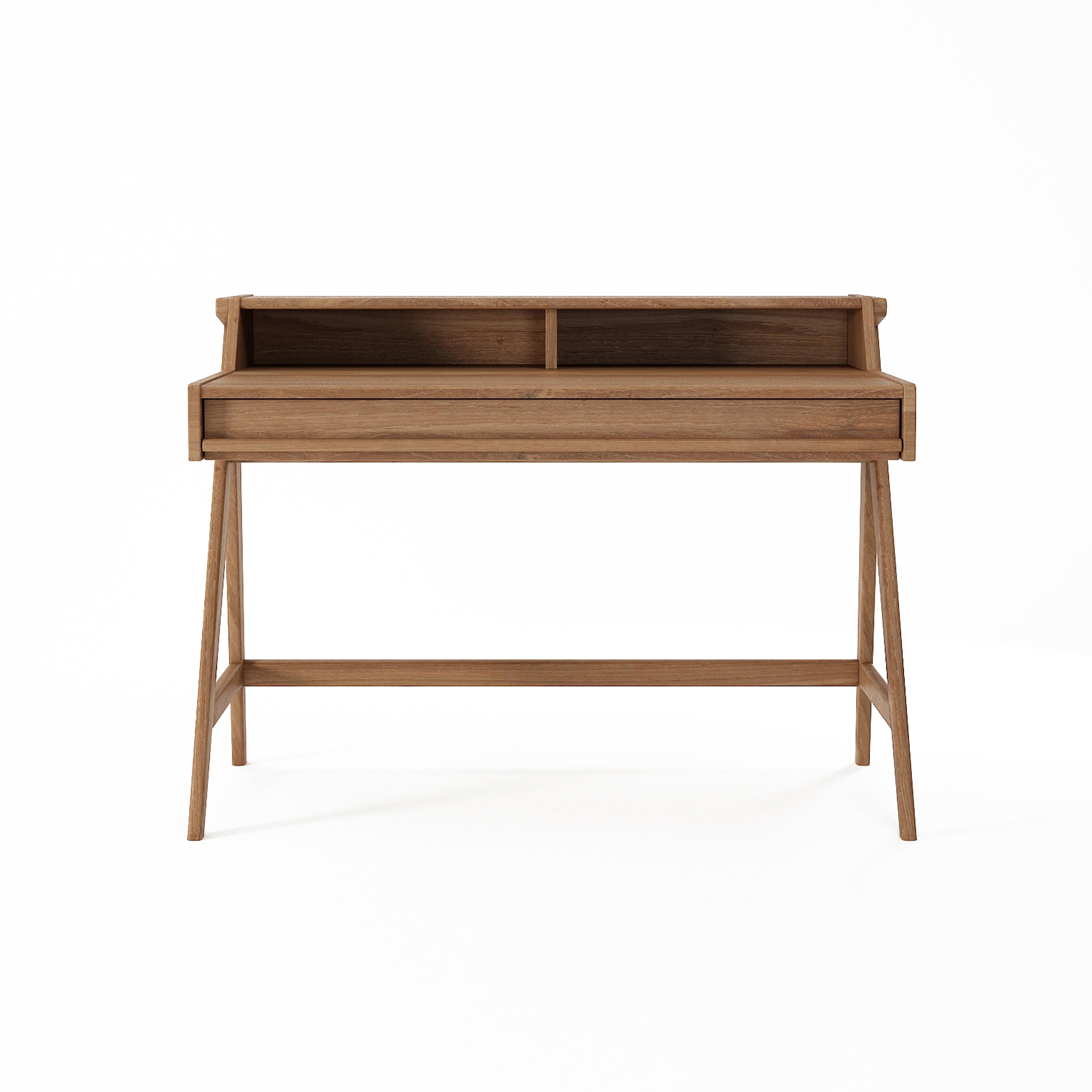 Vertoon produk Tribute DESK TABLE with DRAWER & NICHES van vervaardiger Karpenter