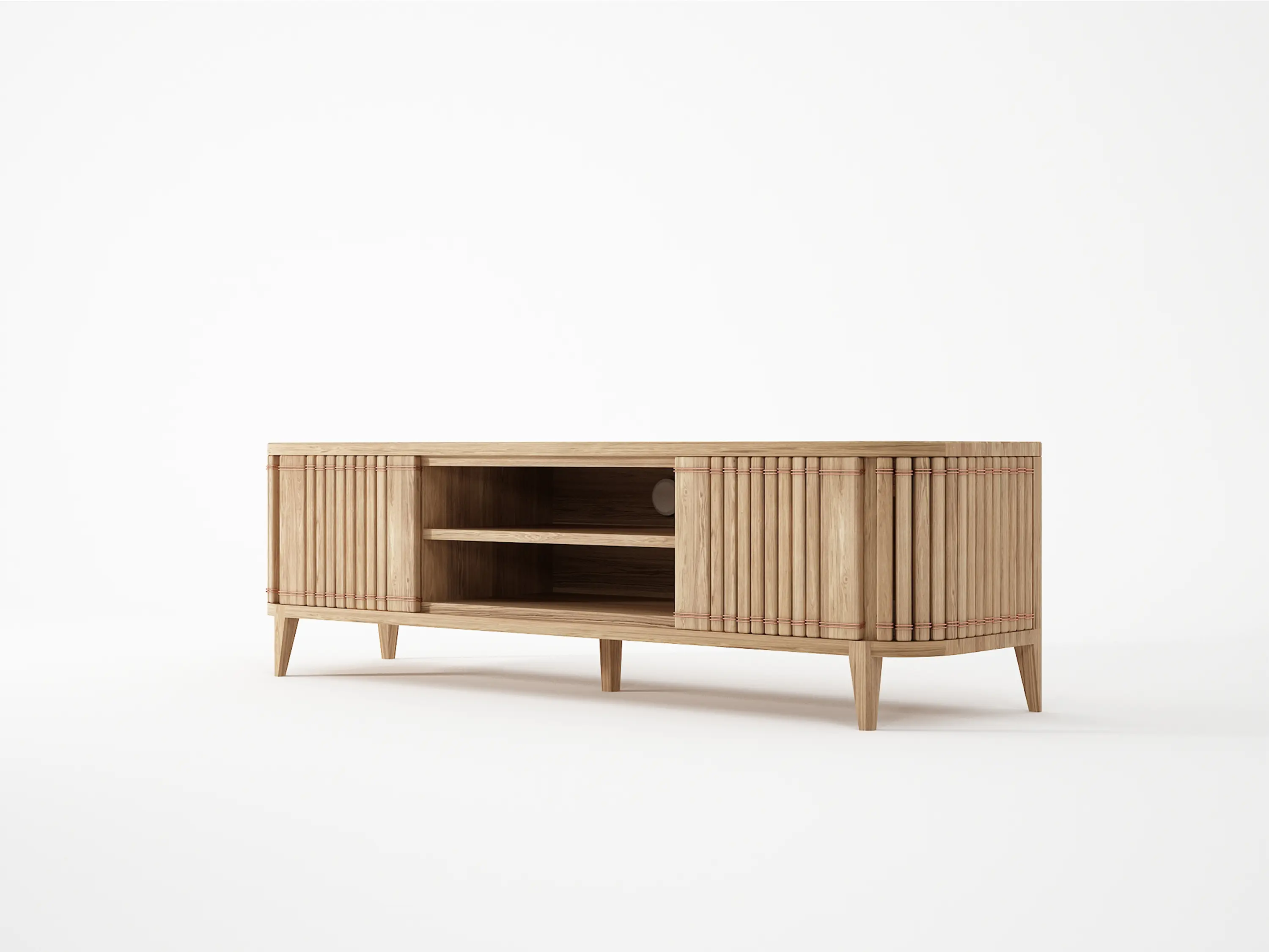 Karpenter - Koppar MEDIA CABINET WITH 2 DOORS AND REMOVABLE SHEL