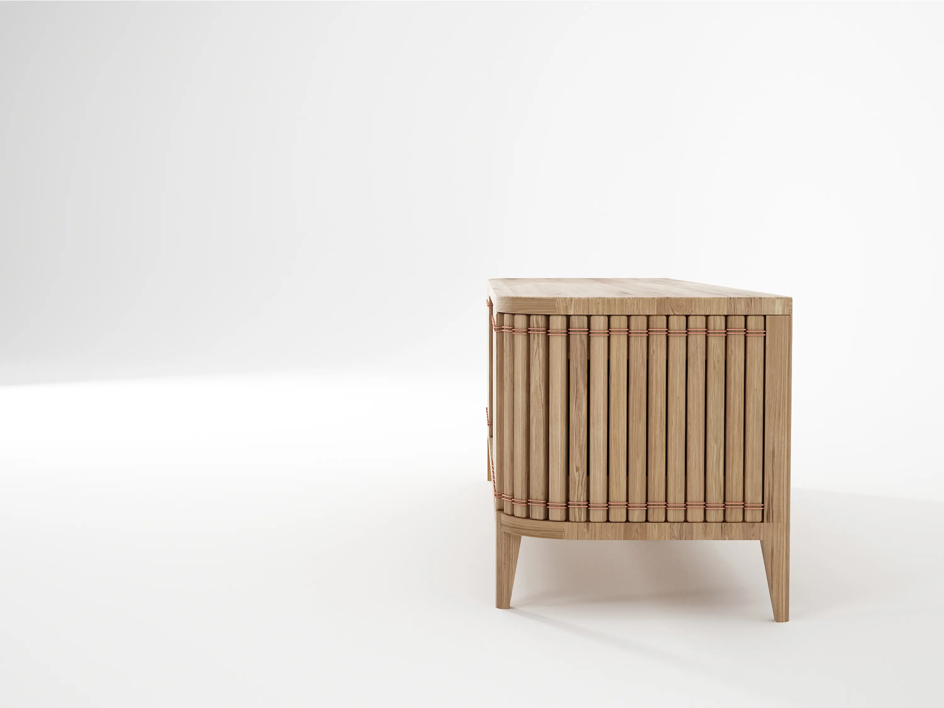 Karpenter - Koppar MEDIA CABINET WITH 2 DOORS AND REMOVABLE SHEL