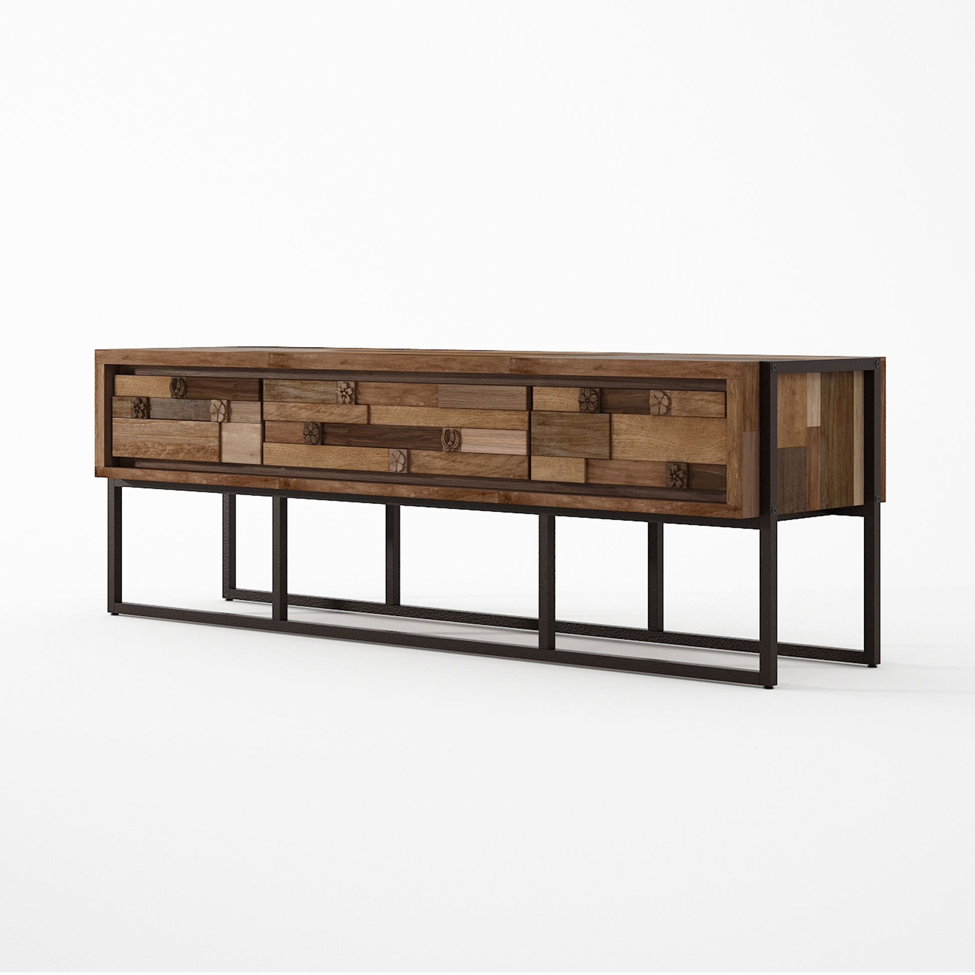 Display product Carv'n MEDIA CABINET WITH 3 DRAWERS from manufacturer Karpenter