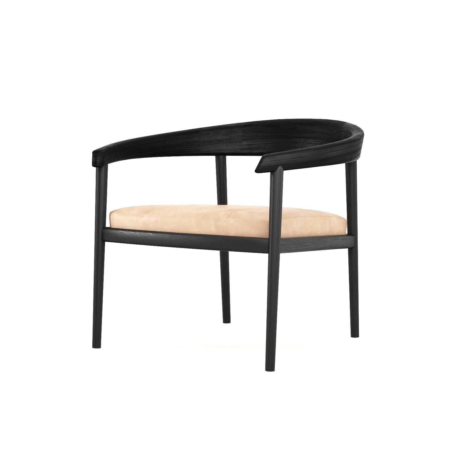 Chillax EASY CHAIR w/ LEATHER (Natural)