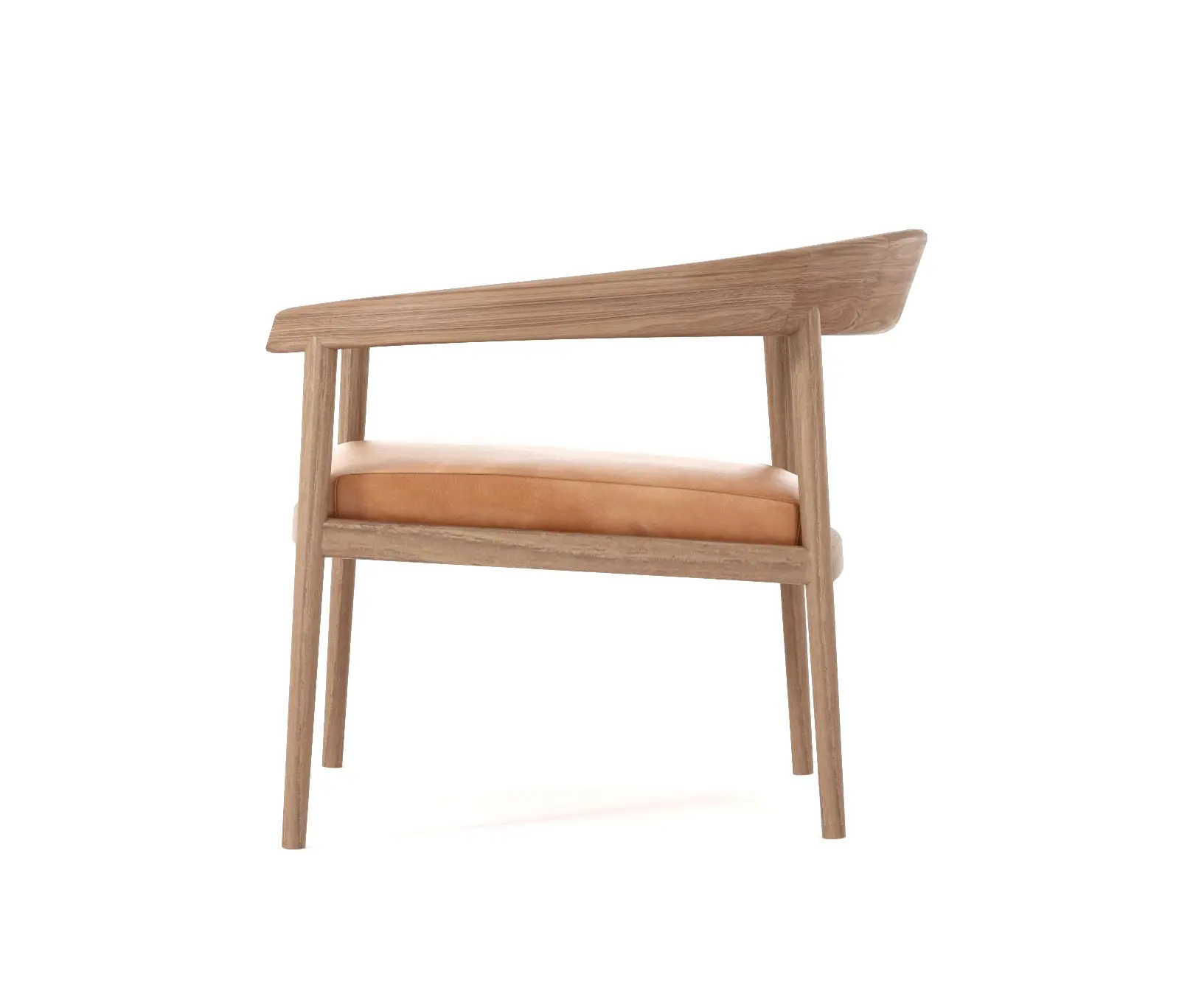 Karpenter - Chillax EASY CHAIR w/ LEATHER (Tan Cognac)