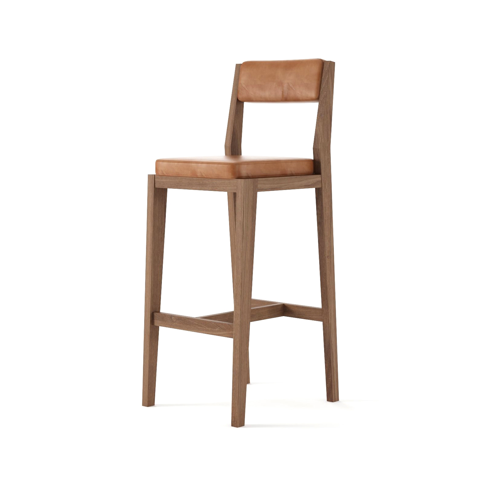 Vertoon produk Nouveau Bistro BISTRO BARSTOOL; CHAIR (TAN COGNAC) van vervaardiger Karpenter