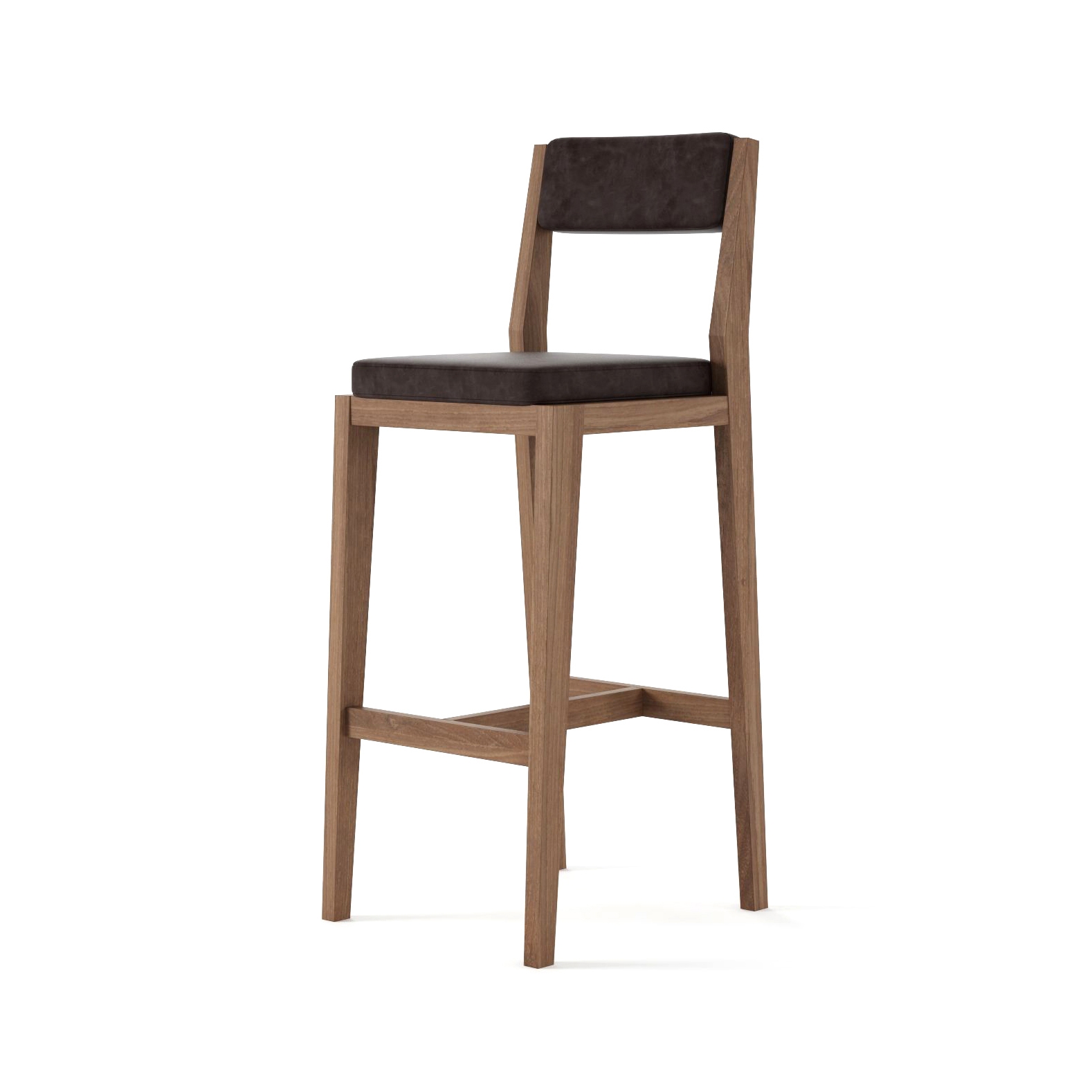 Nouveau Bistro BISTRO BARSTOOL CHAIR (DARK BROWNIE)