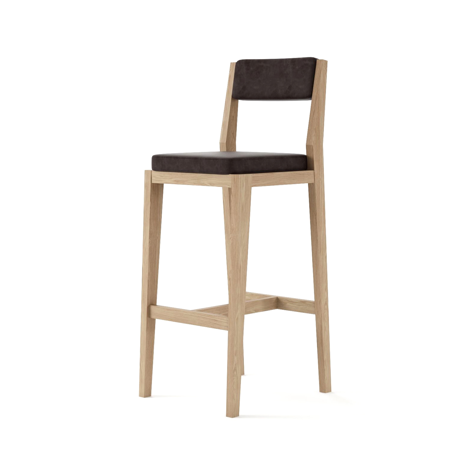 Nouveau Bistro BISTRO BARSTOOL CHAIR (DARK BROWNIE)