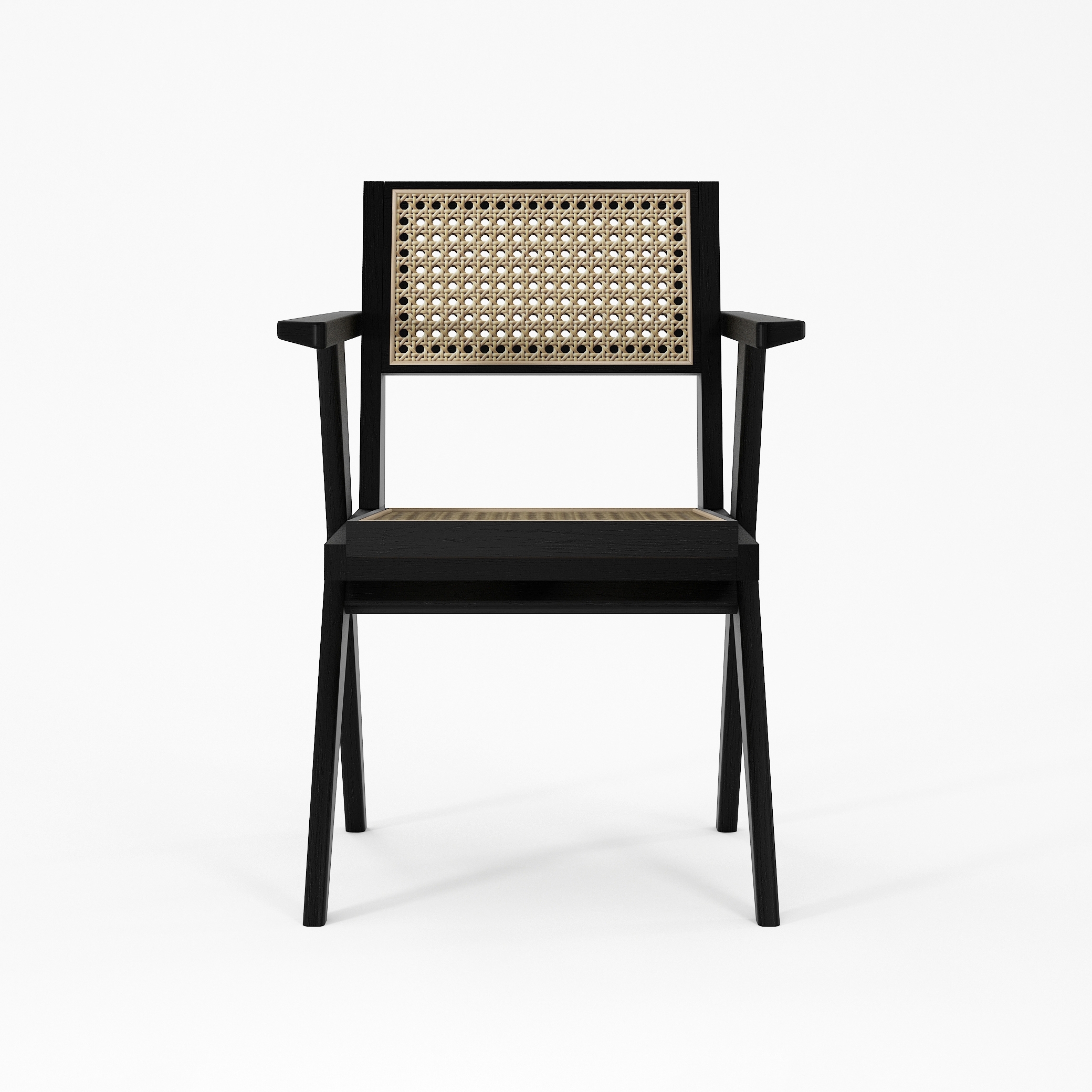 Tribute ARM CHAIR W/ NATURAL WOVEN RATTAN