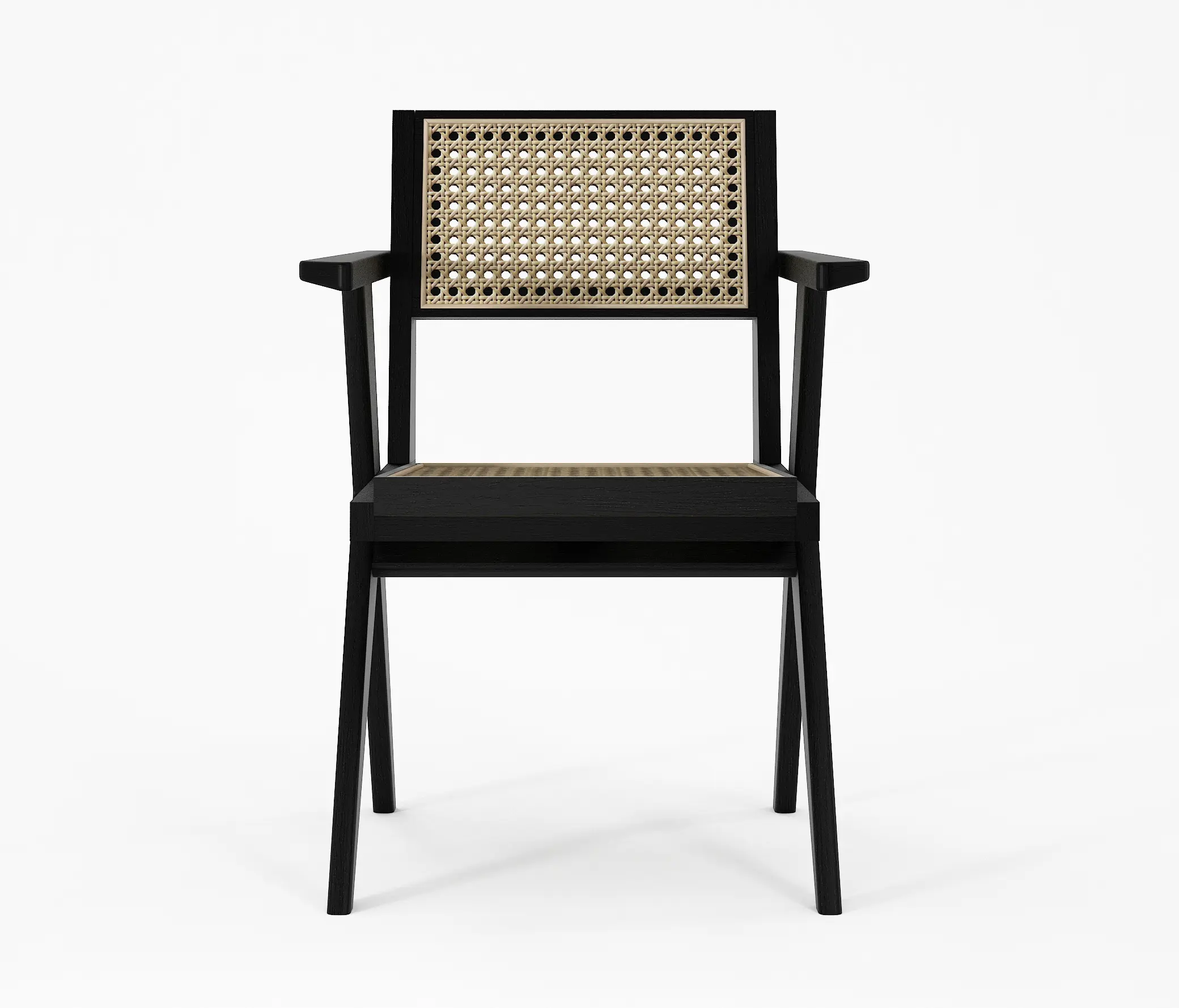 Karpenter - Tribute ARM CHAIR W/ NATURAL WOVEN RATTAN