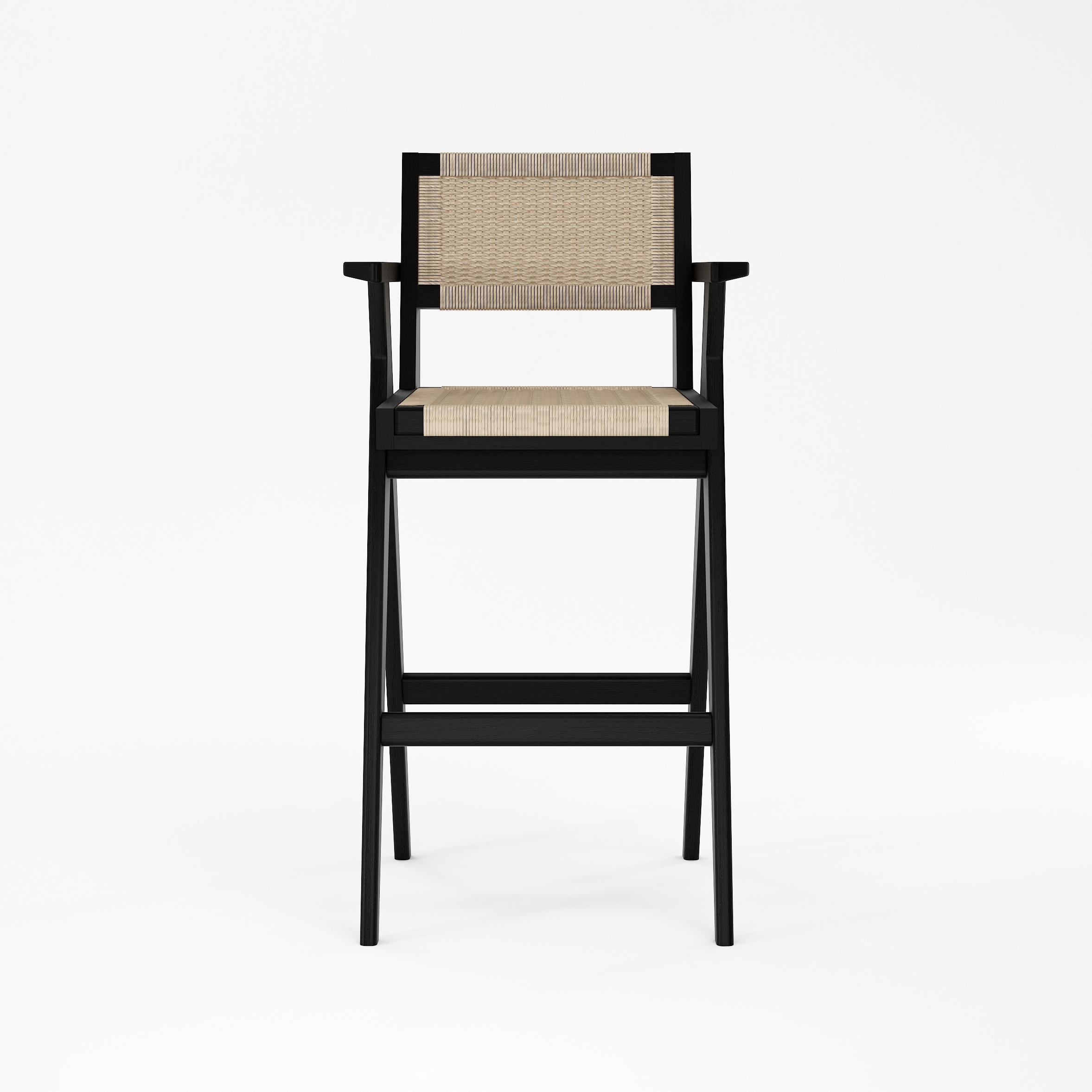 Vertoon produk Tribute BAR STOOL W/ NATURAL PAPER CORD van vervaardiger Karpenter