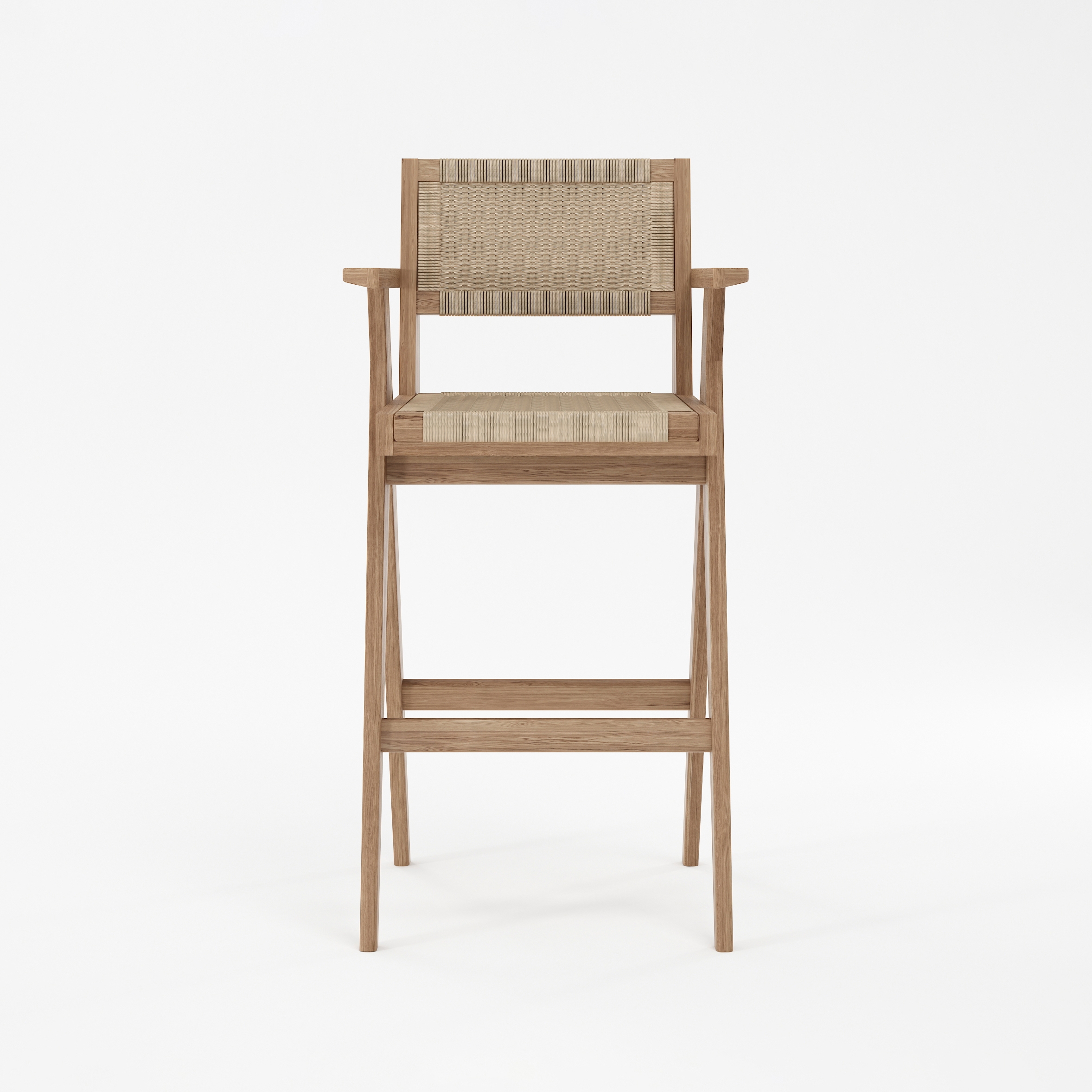 Tribute BAR STOOL W/ NATURAL PAPER CORD