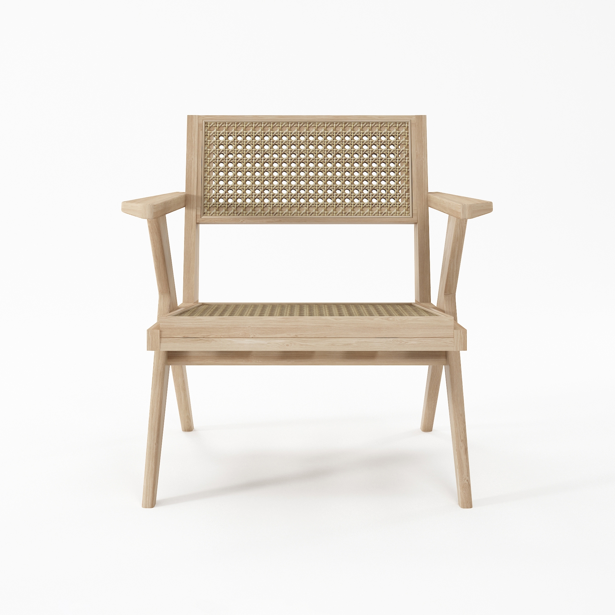 Vertoon produk Tribute EASY CHAIR W/ NATURAL WOVEN RATTAN van vervaardiger Karpenter