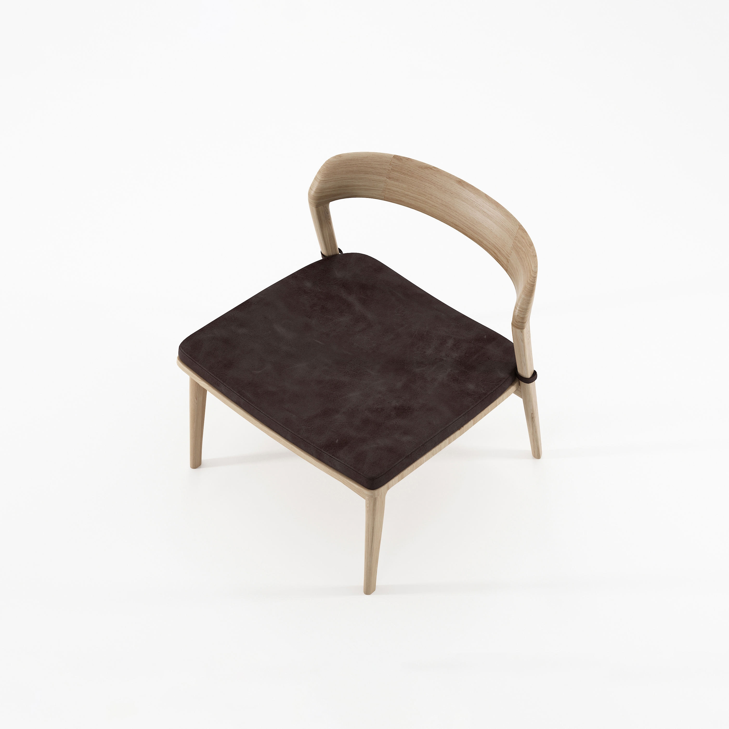Grasshopper EASY CHAIR WITH CUSHION DARK BROWNIE