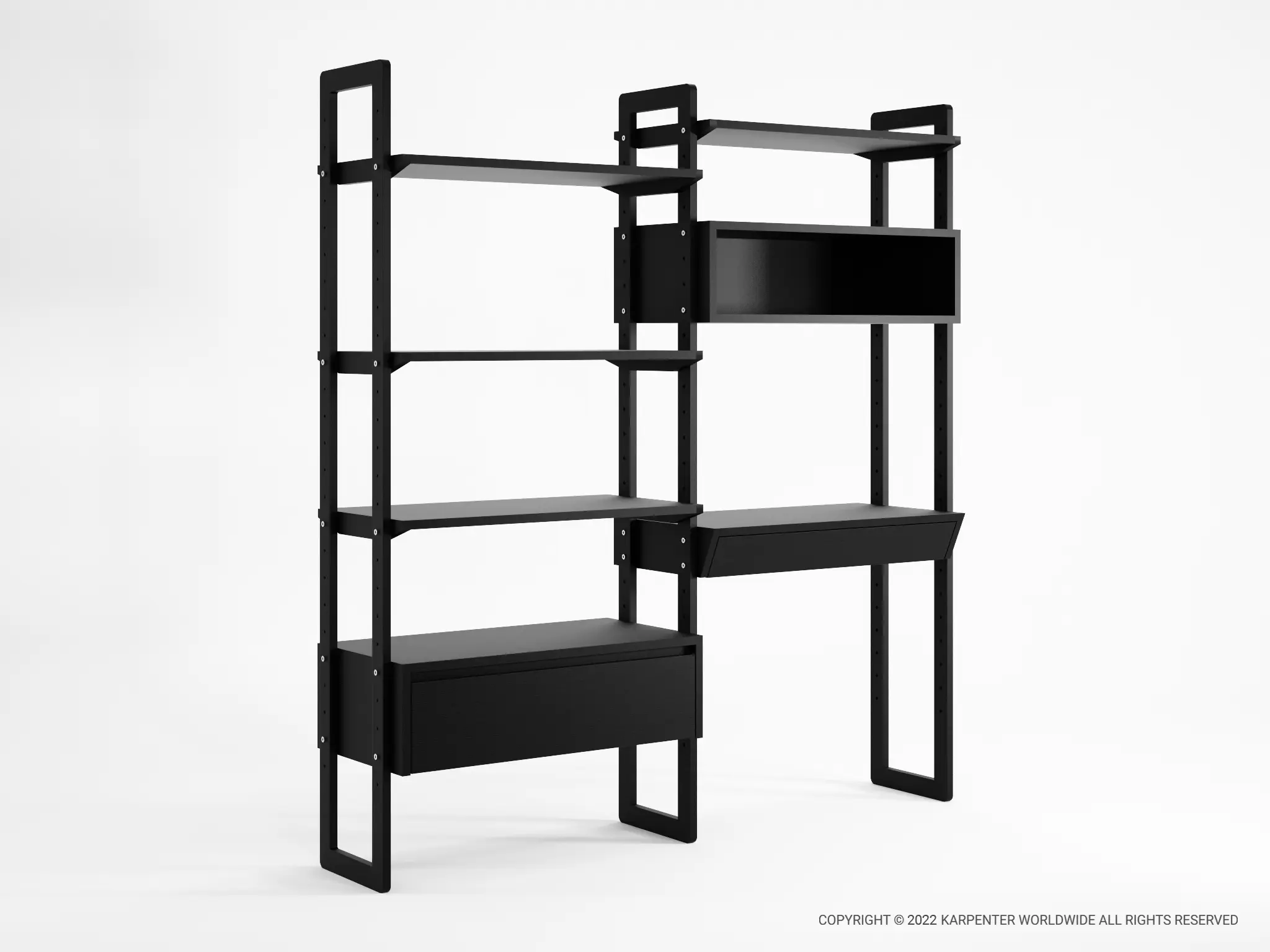 Karpenter - KWSU WALLSHELF UNIT - DOUBLE