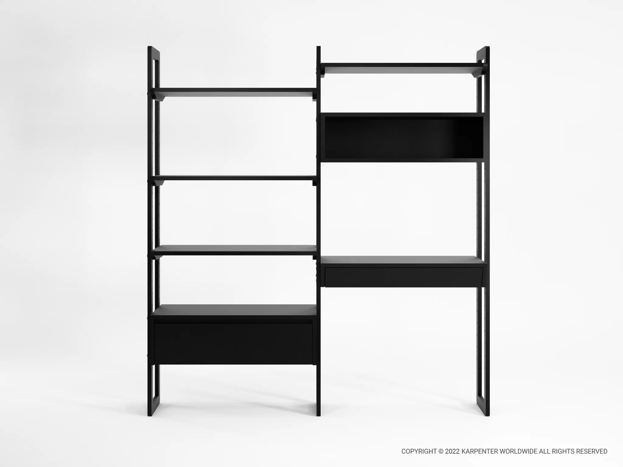 Karpenter - KWSU WALLSHELF UNIT - DOUBLE
