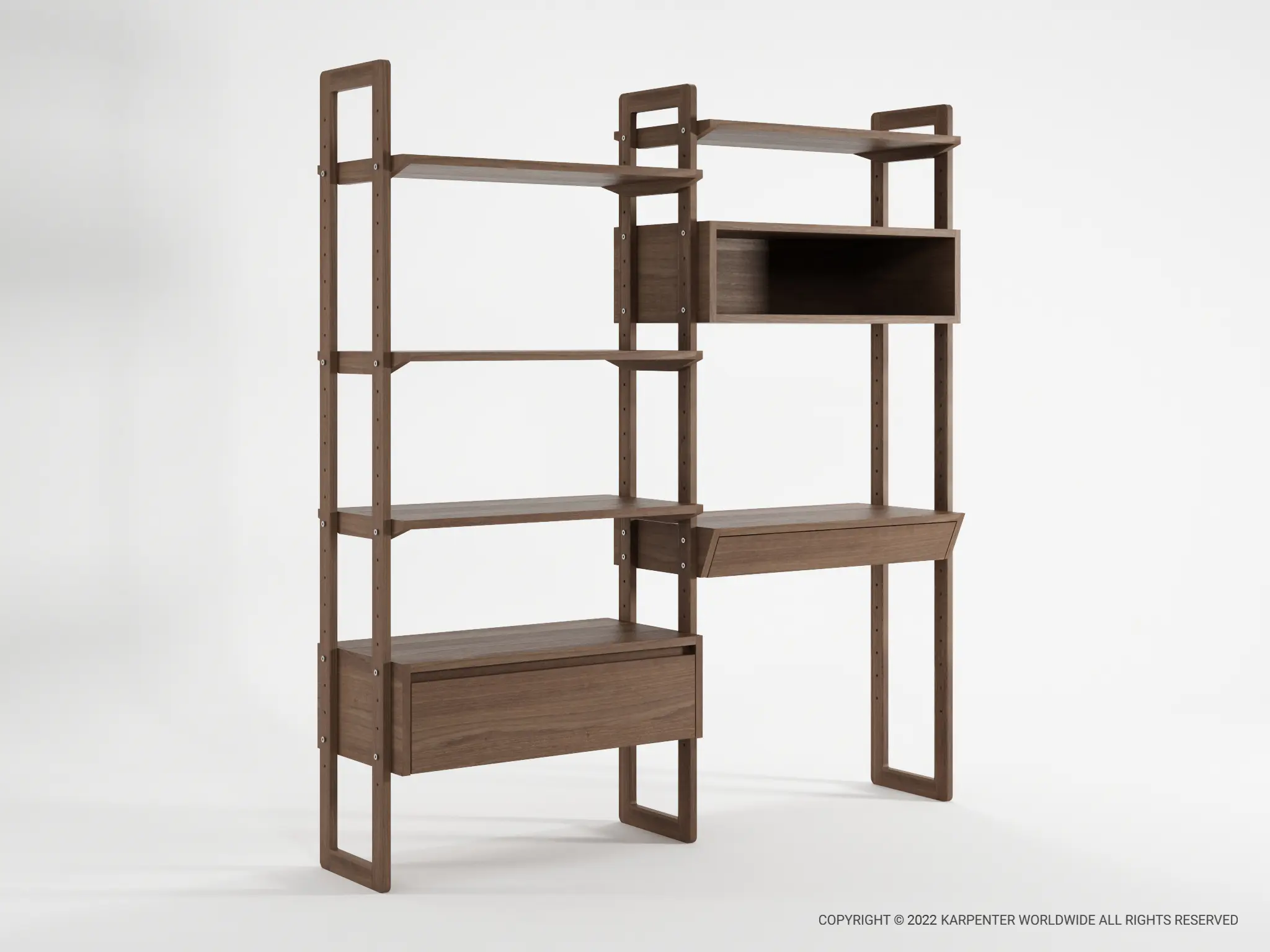 Karpenter - KWSU WALLSHELF UNIT - DOUBLE