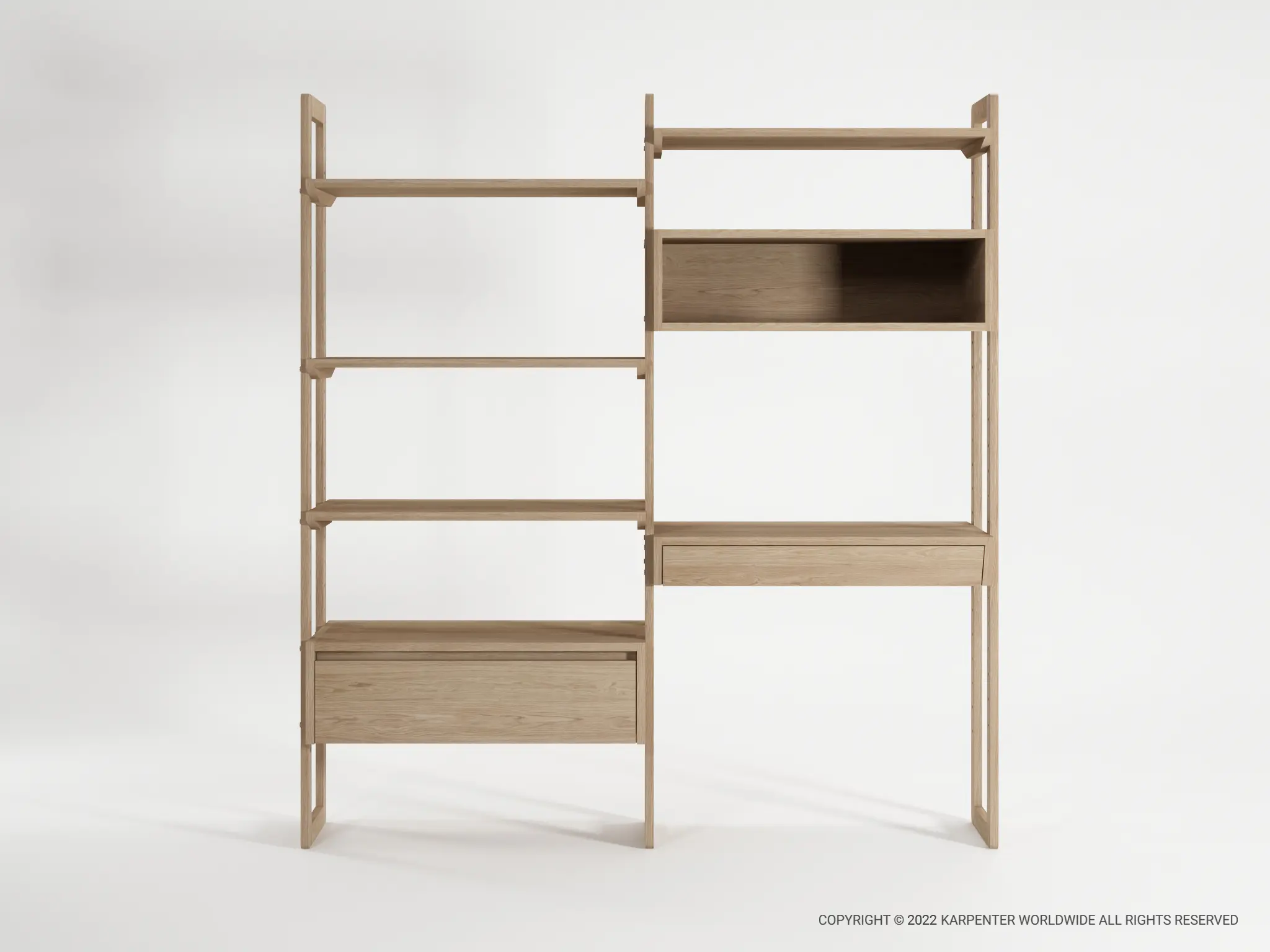 Karpenter - KWSU WALLSHELF UNIT - DOUBLE