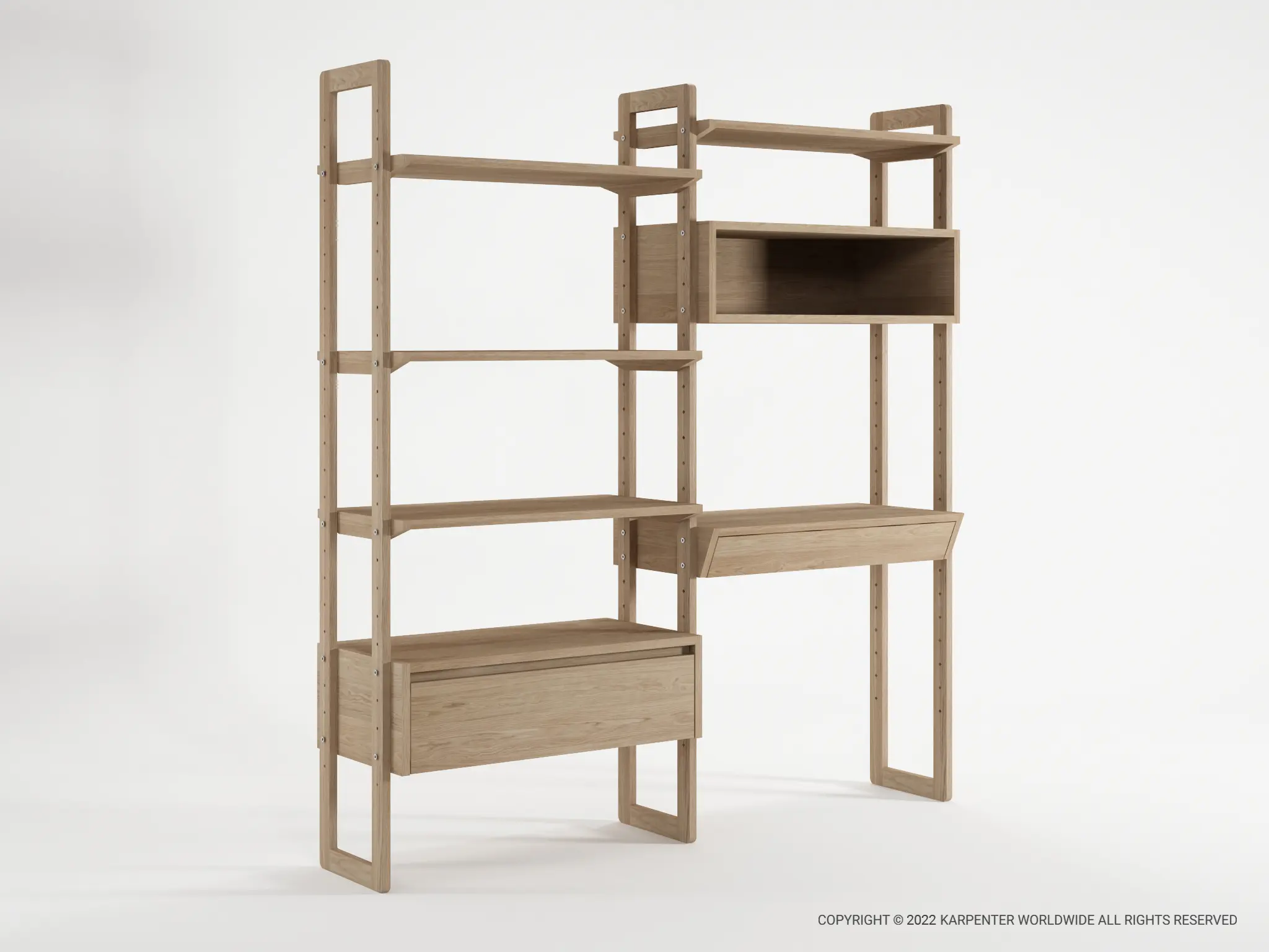 Karpenter - KWSU WALLSHELF UNIT - DOUBLE