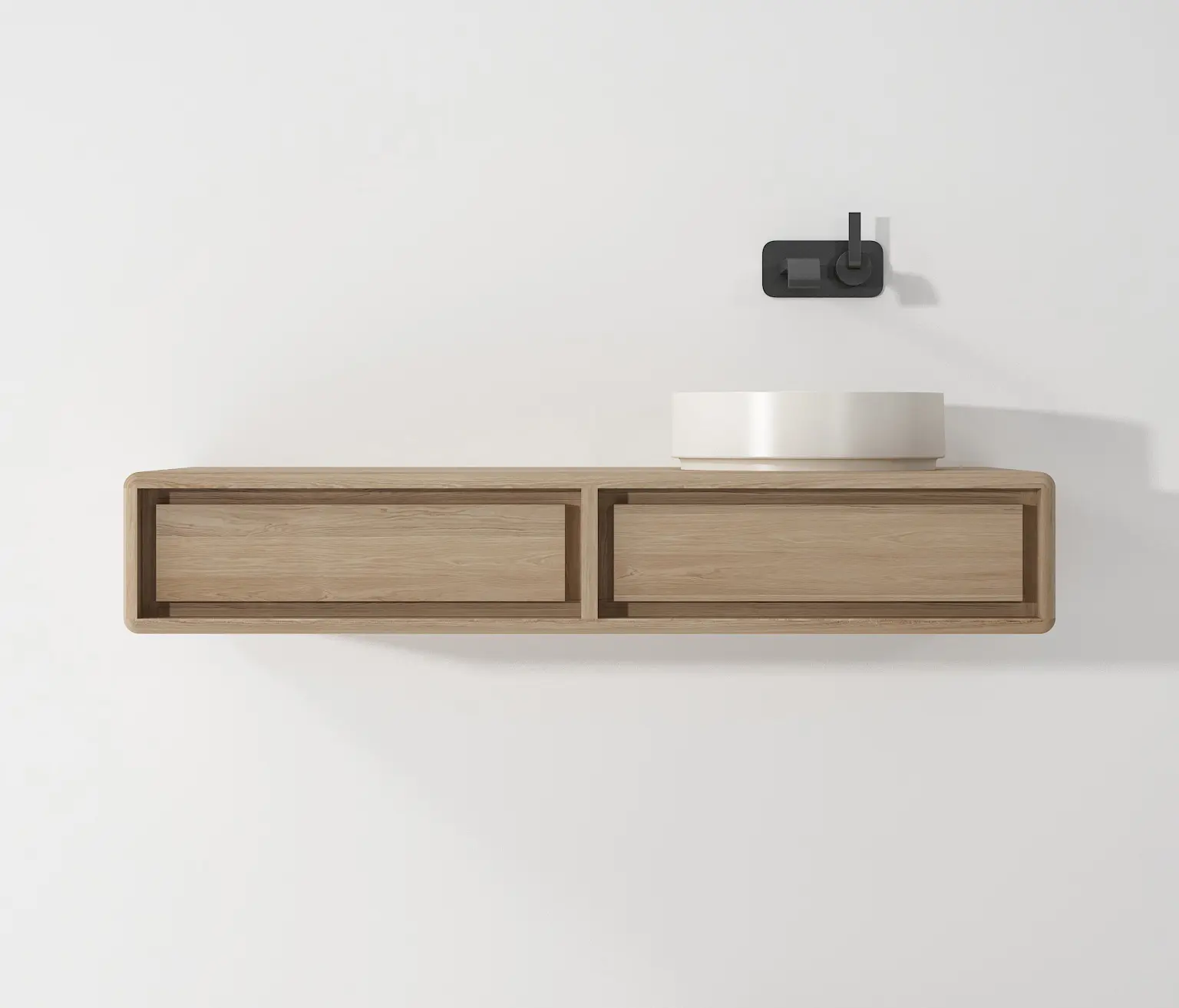 Karpenter - Alba HANGING BASIN WITH HORIZONTAL DRAWER