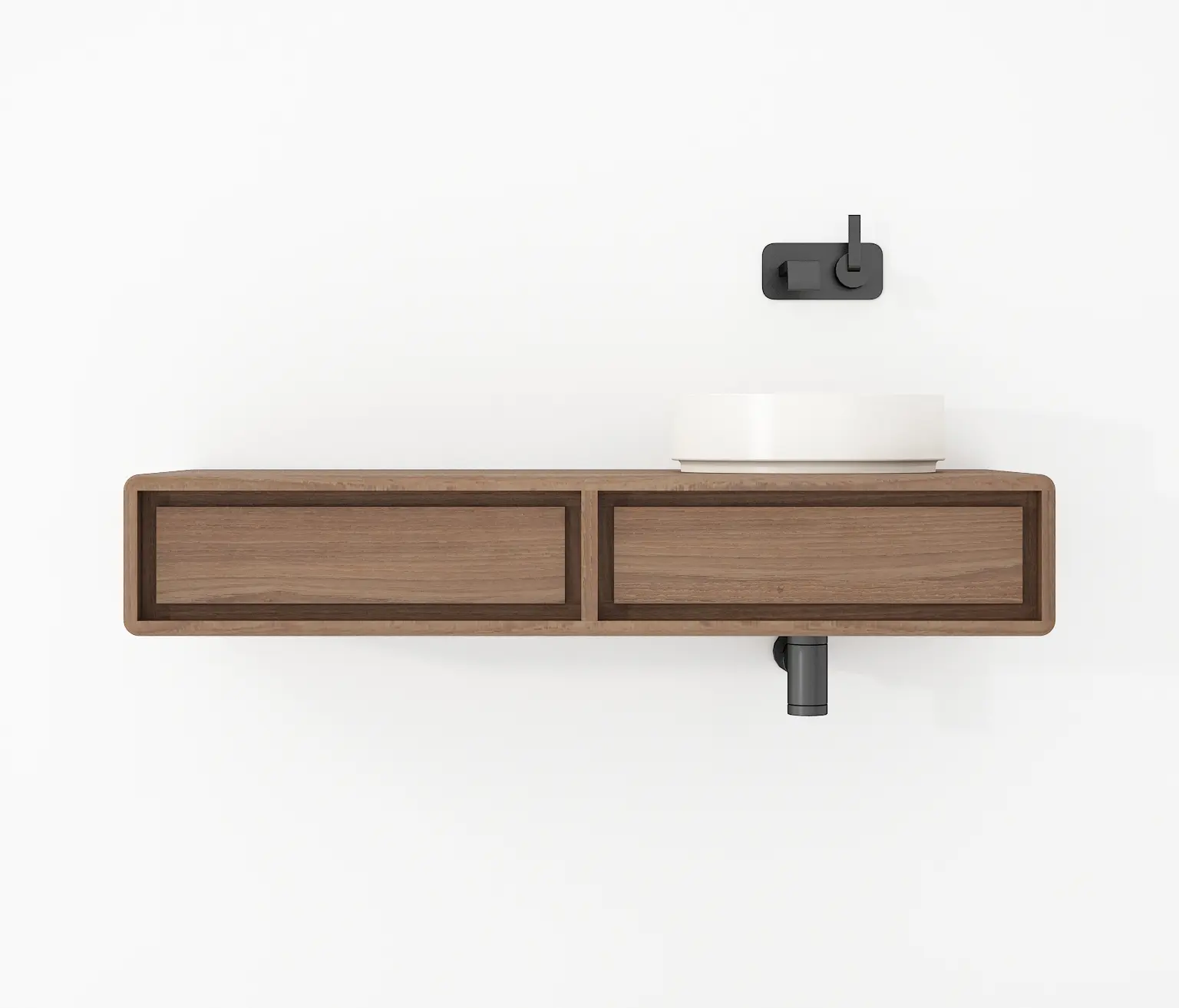 Karpenter - Alba HANGING BASIN WITH HORIZONTAL DRAWER